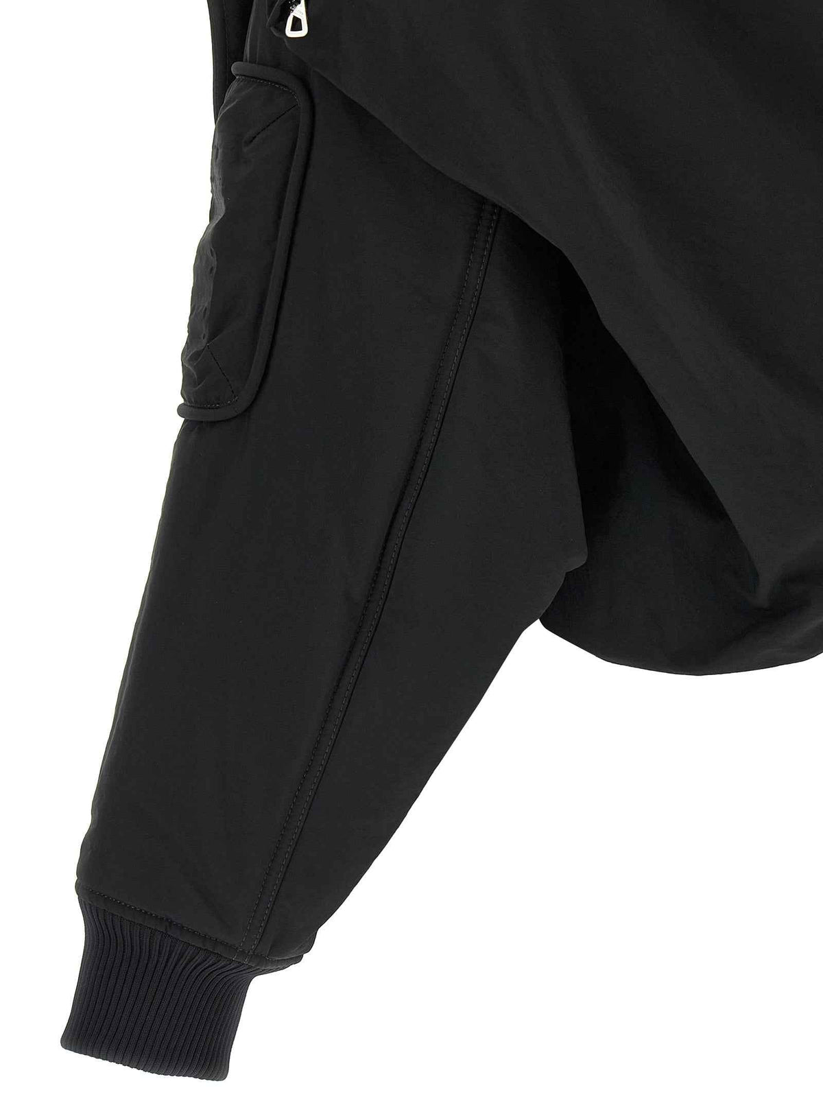 Jean Paul Gaultier Black Polyethylene Bomber