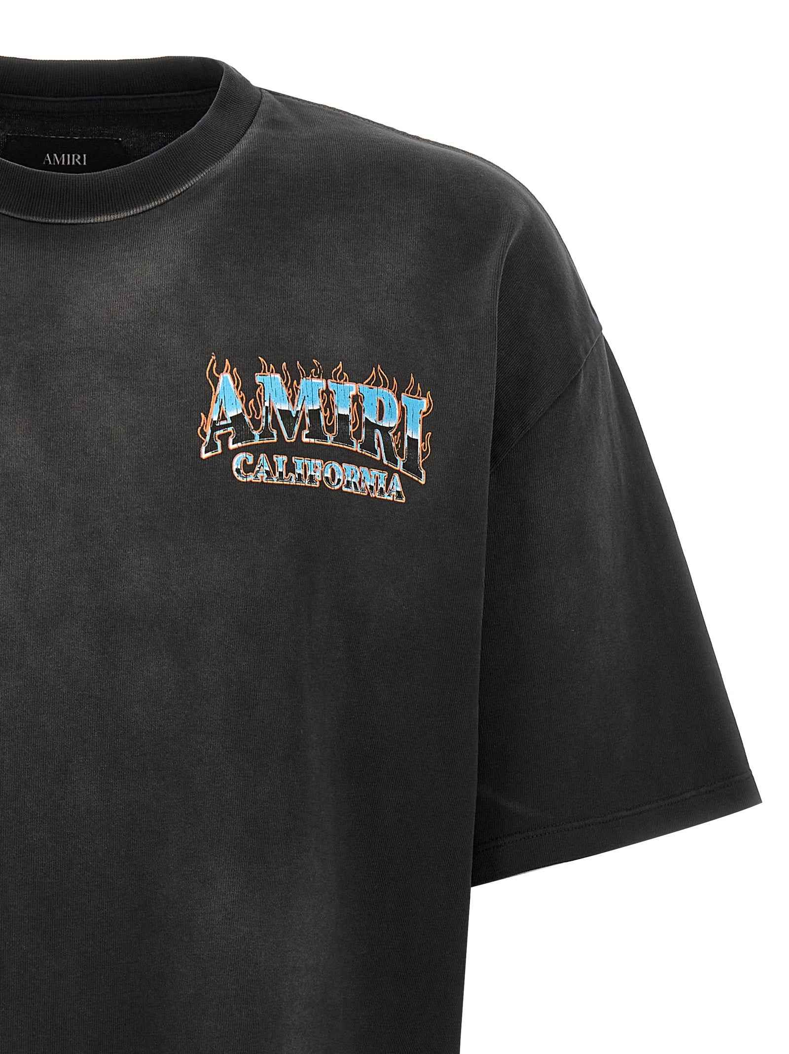 Amiri Black Cotton T-Shirt