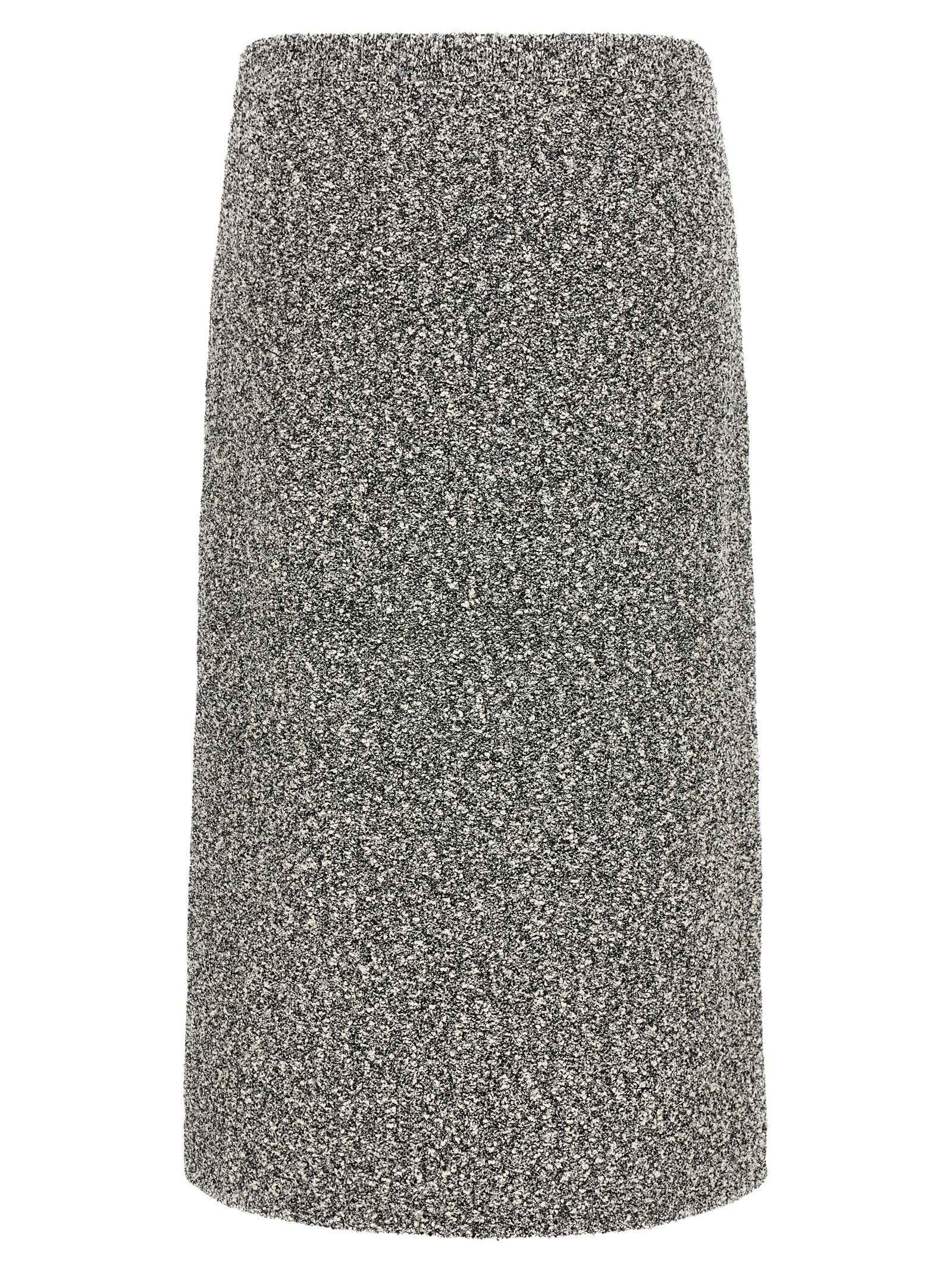 Tory Burch Black Polyamide Midi Skirt