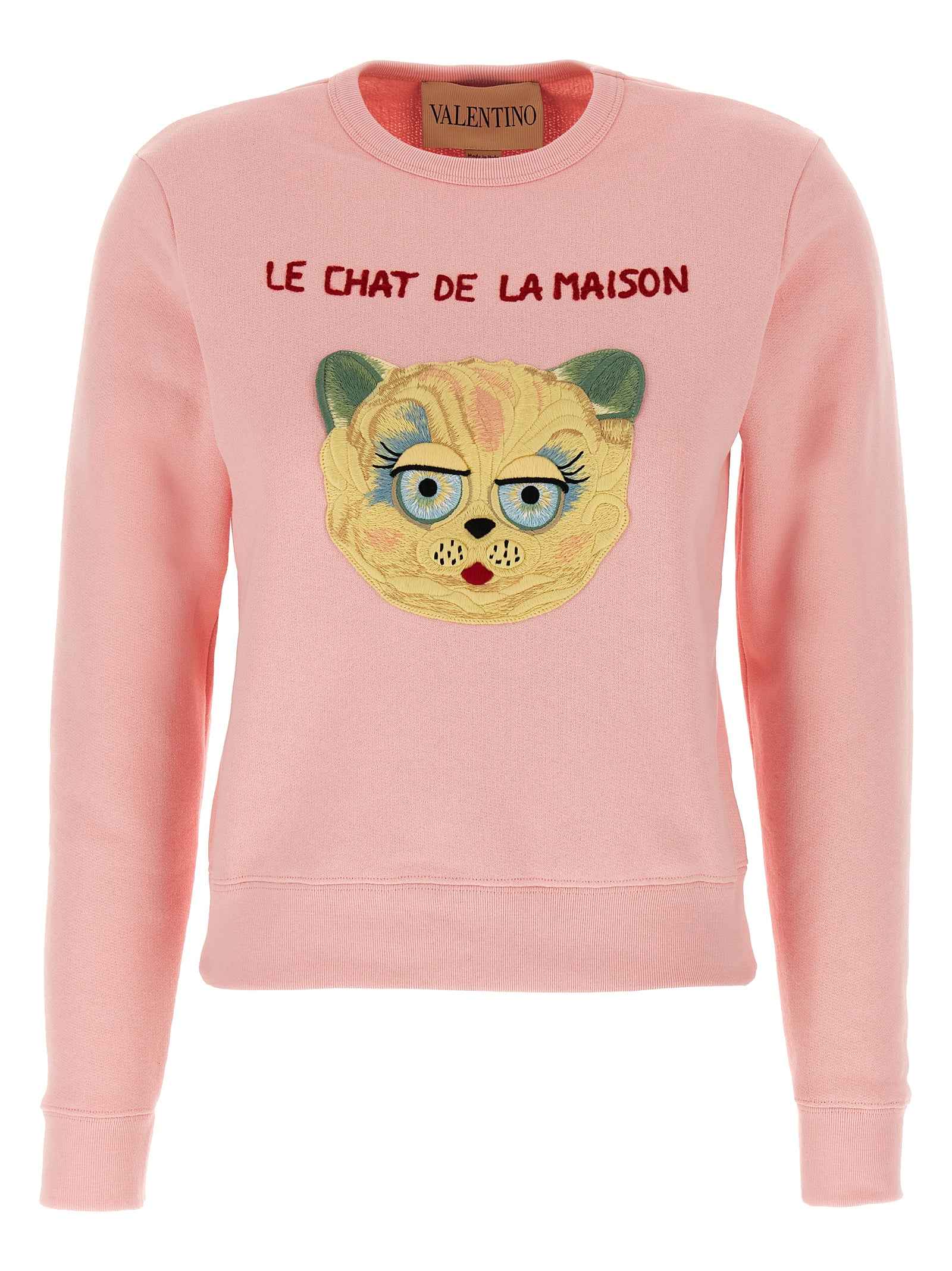 Valentino Garavani Multicolor Cotton Sweatshirt