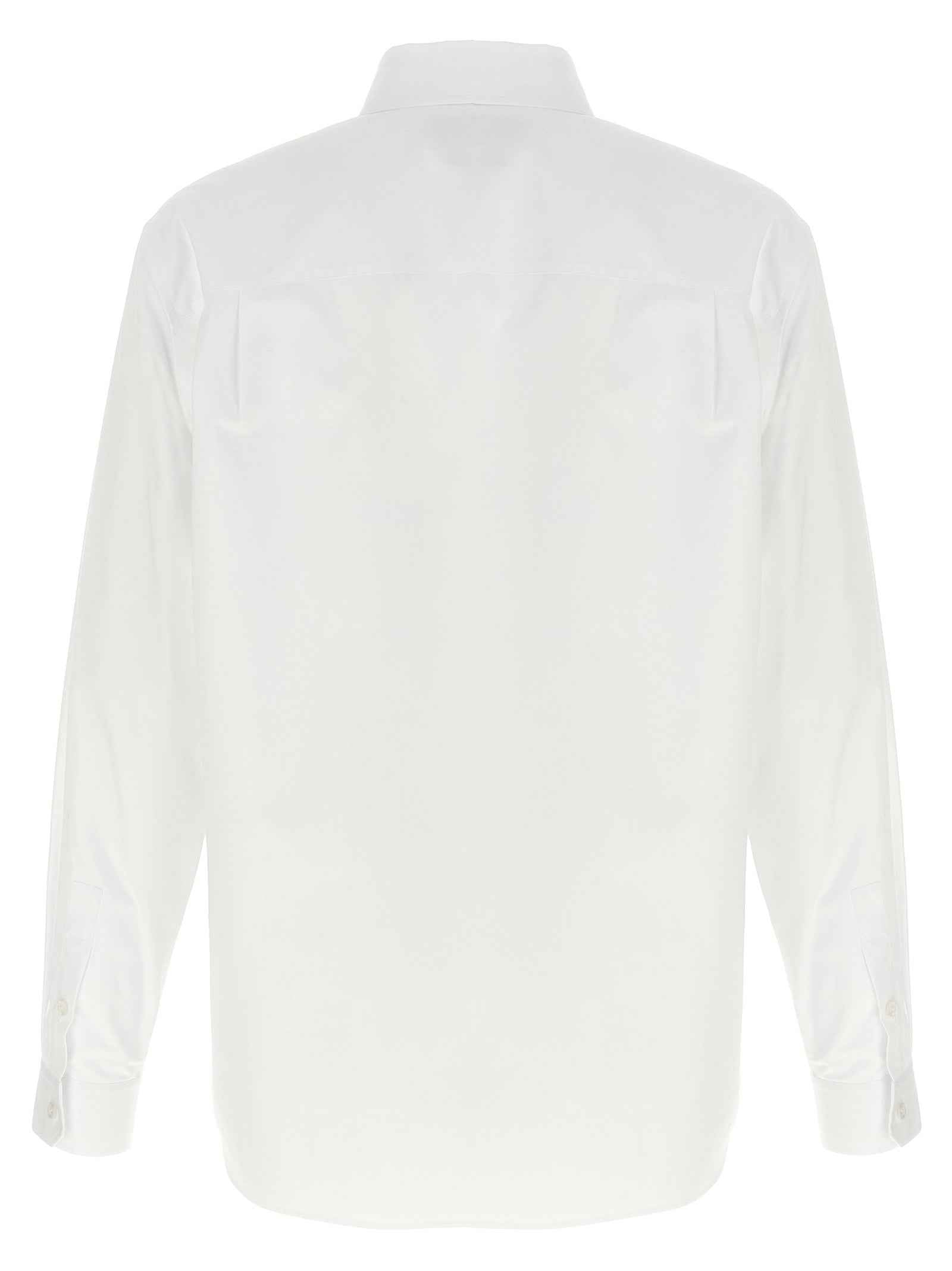 Gucci White Cotton Blouse
