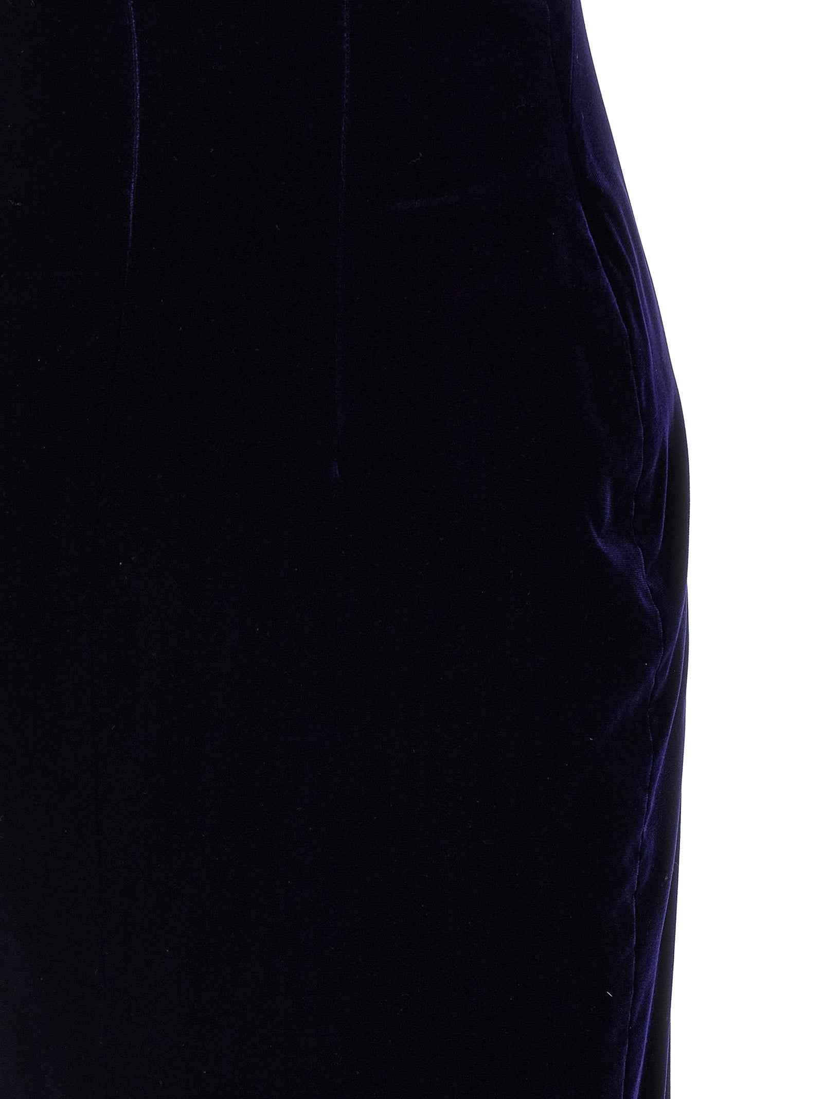 Tom Ford Blue Viscose Midi Dress