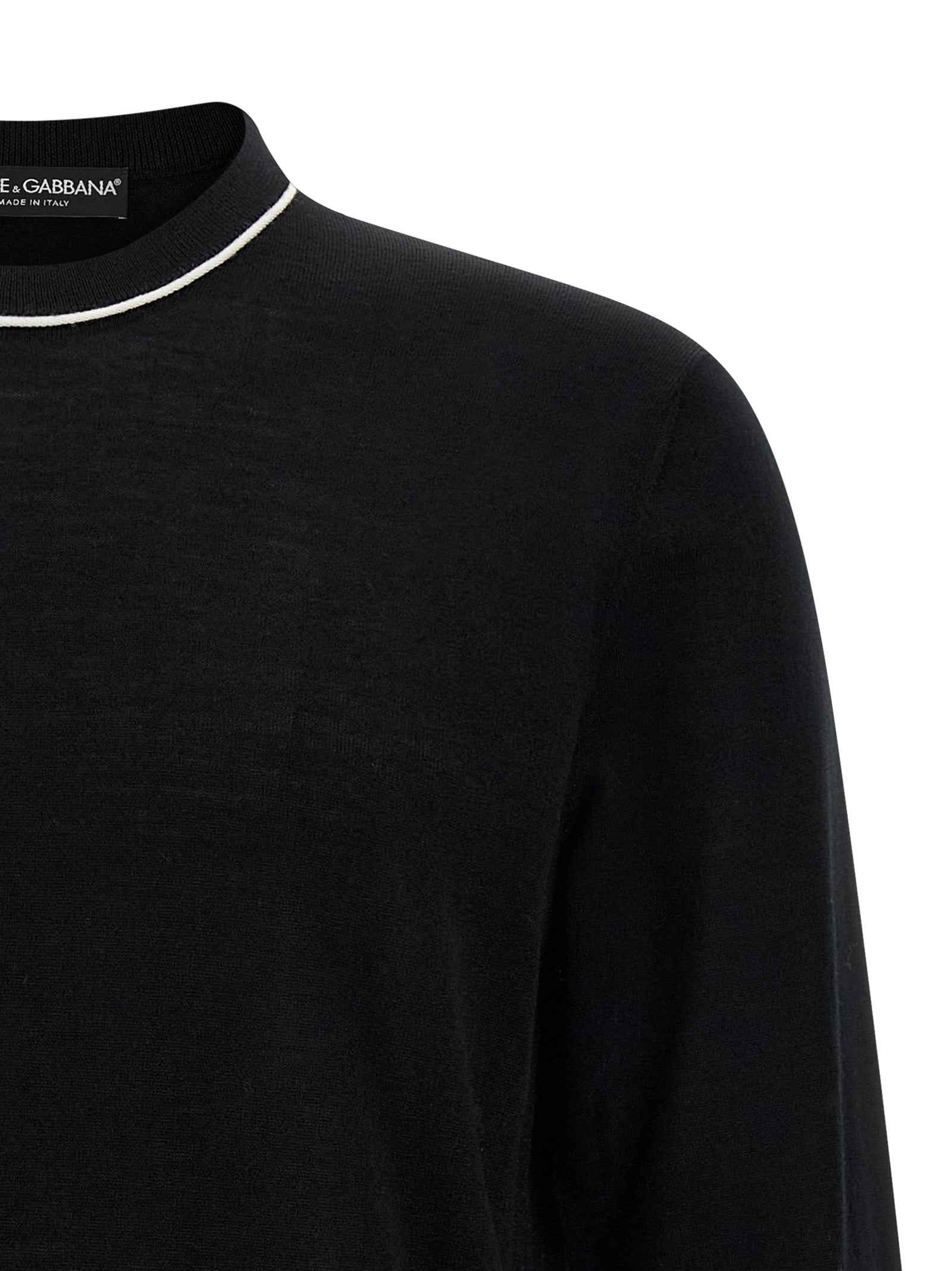 Dolce & Gabbana Black Marabou Cardigan