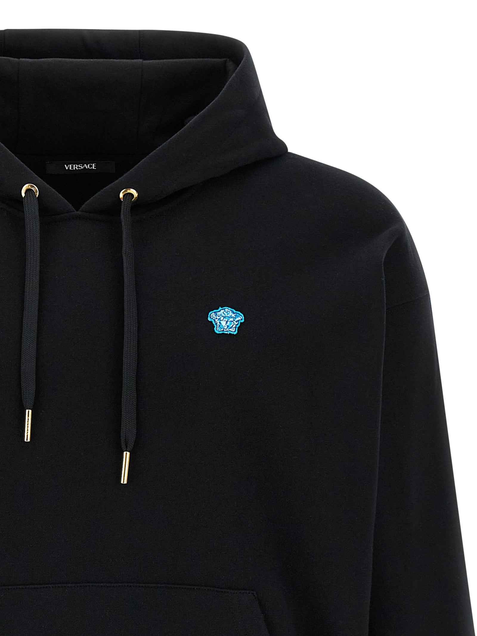 Versace Black Cotton Sweatshirt