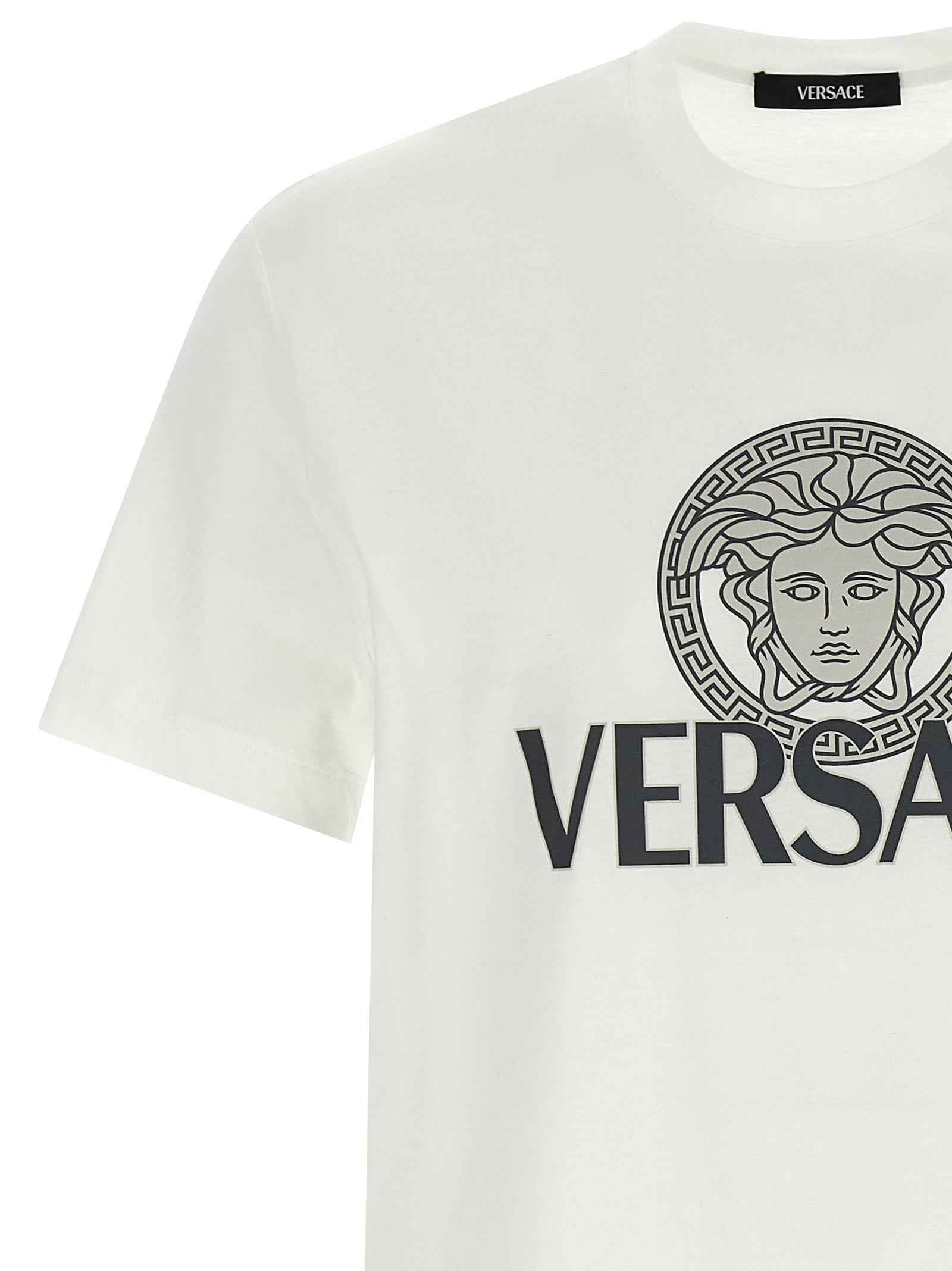 Versace Bicolor Cotton T-Shirt