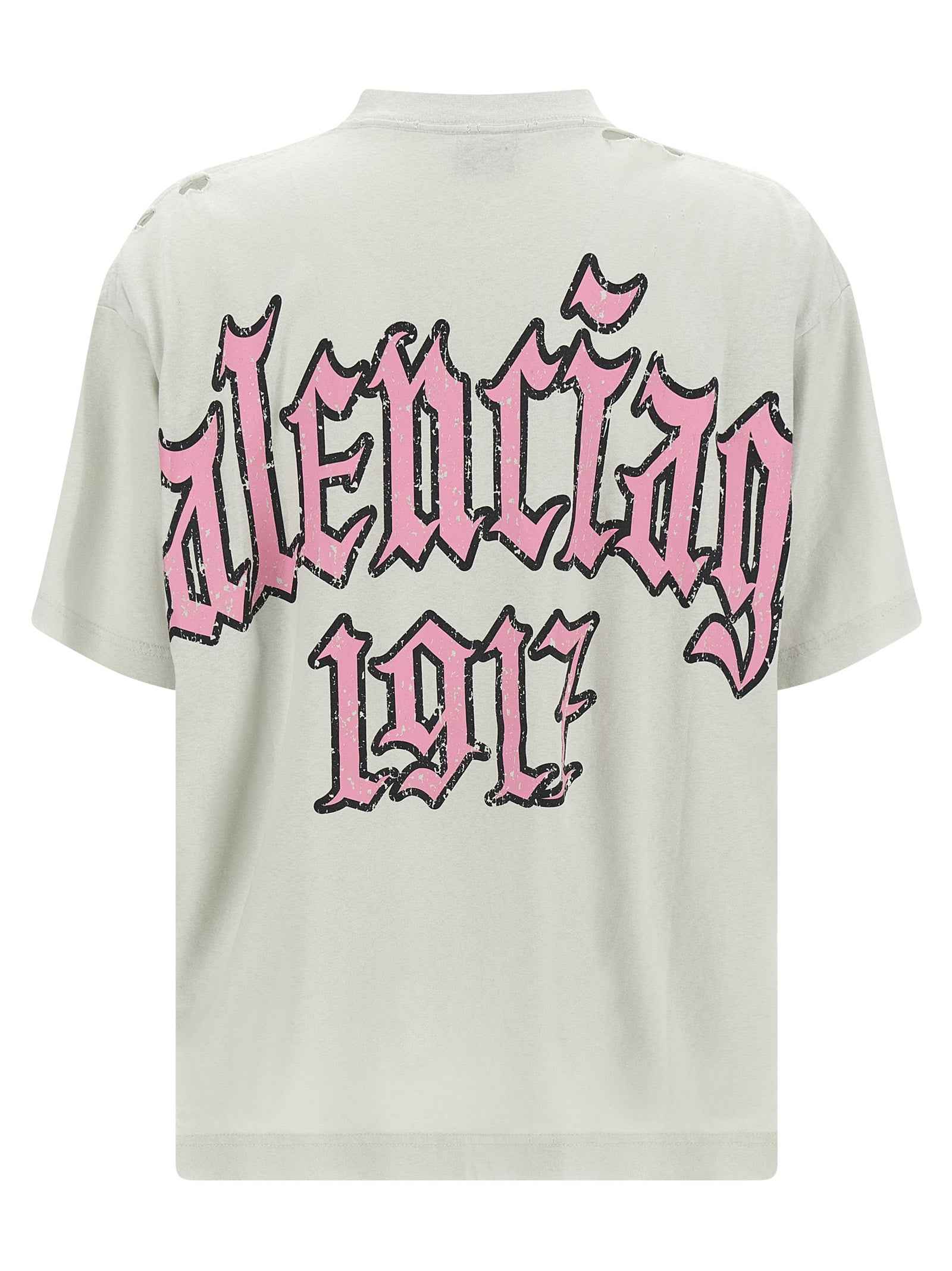Balenciaga Beige Cotton T-Shirt