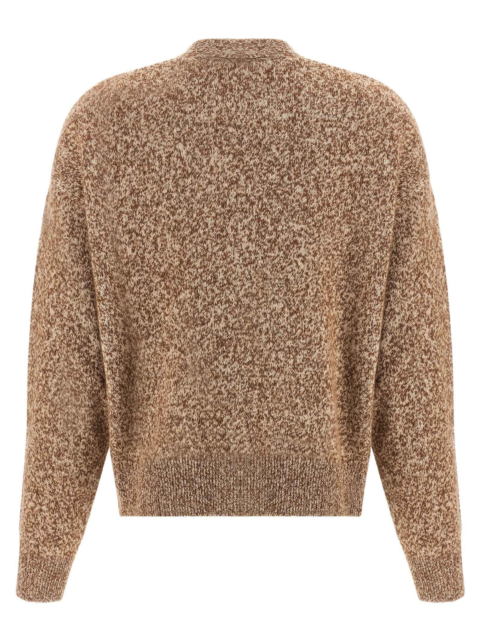 Versace Beige Virgin Wool Cardigan