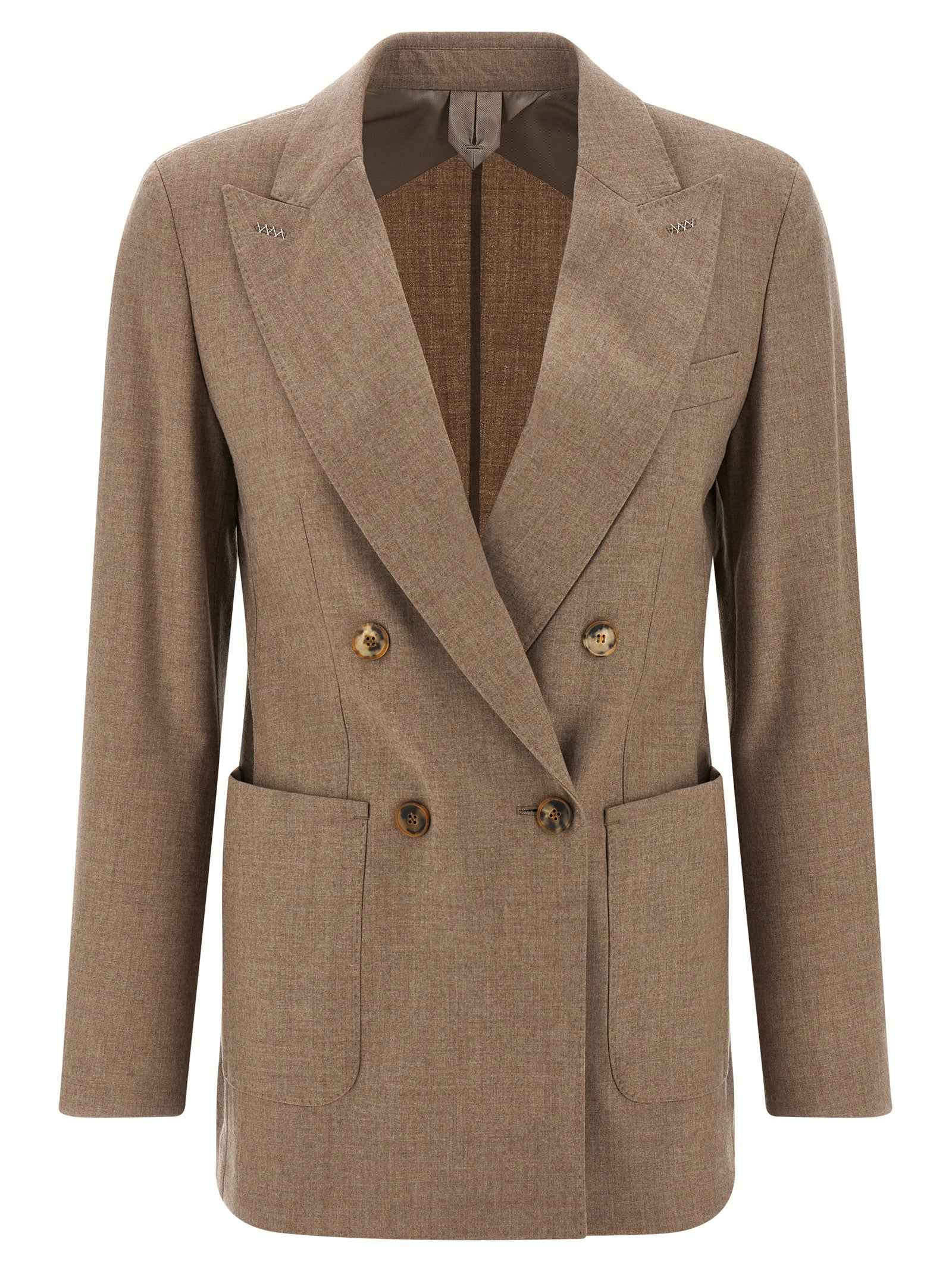 Max Mara Beige Cashmere Blazer