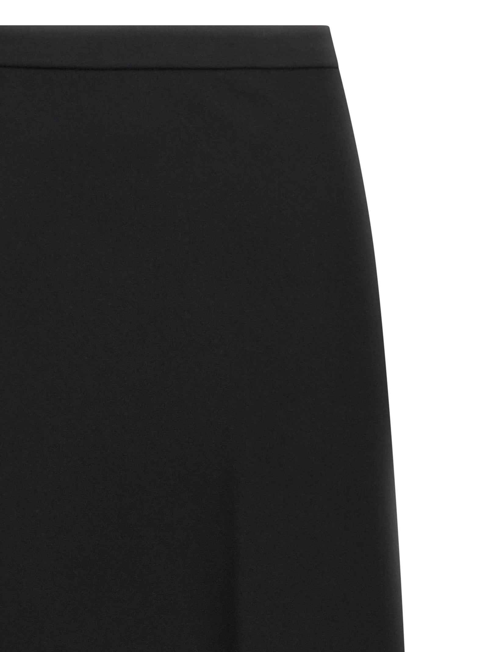 Max Mara Black Viscose Mini Skirt