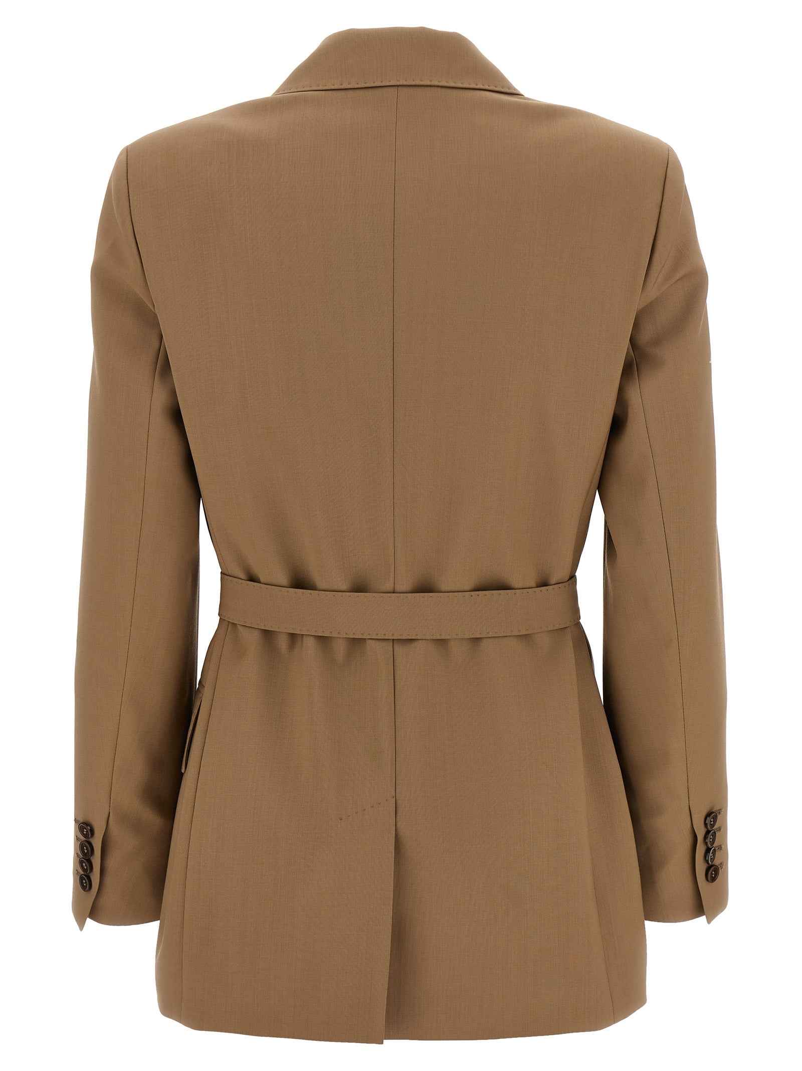 Max Mara Brown Virgin Wool Blazer