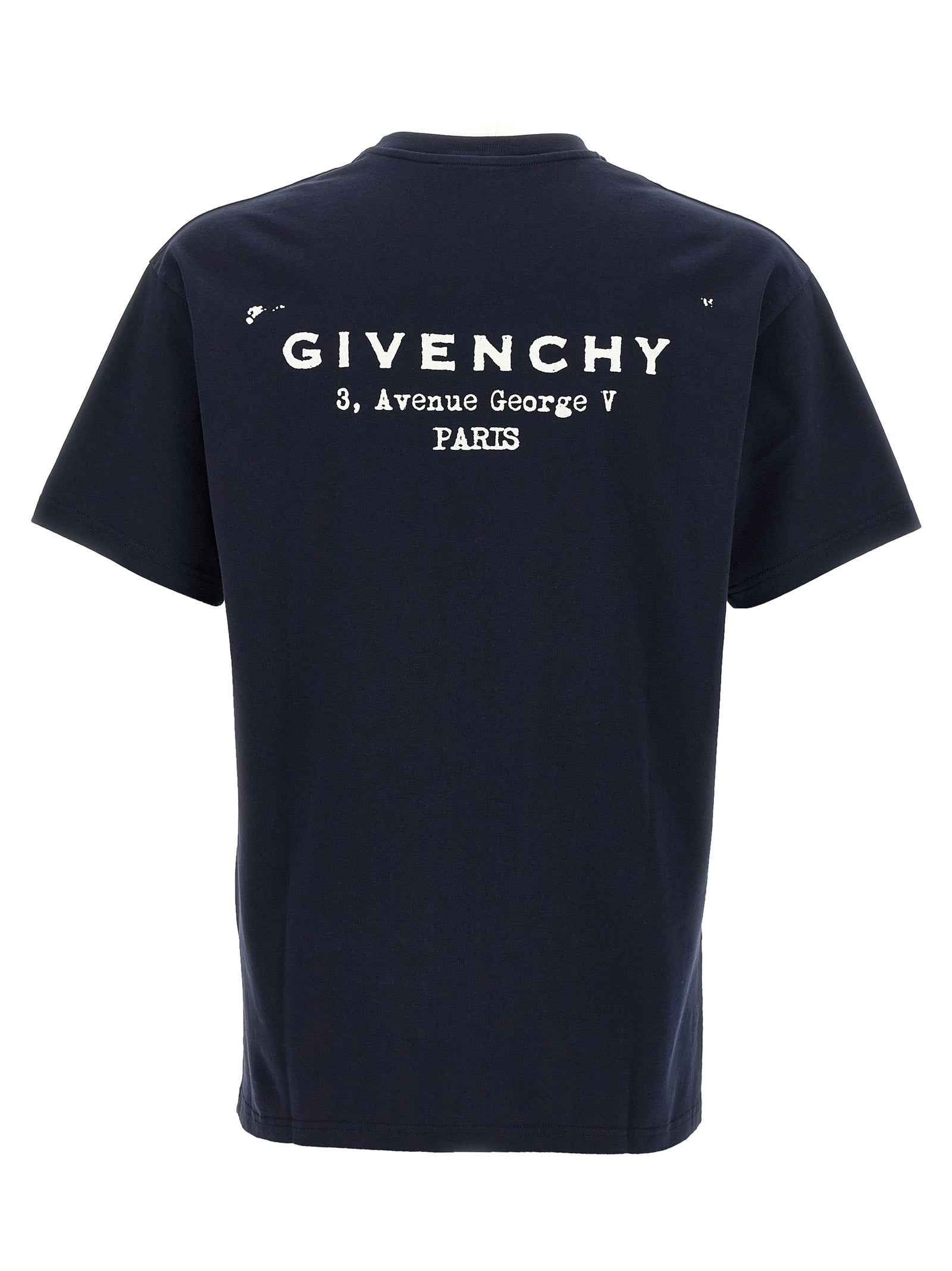 Givenchy Blue Cotton T-Shirt
