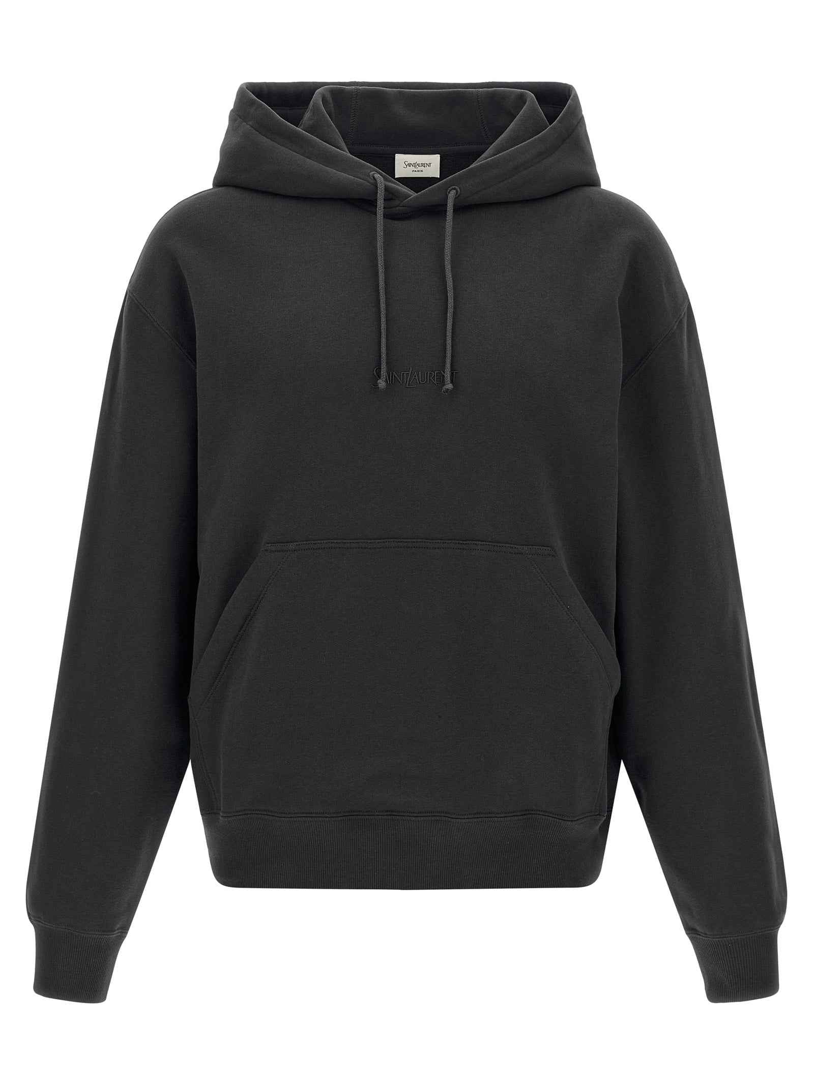 Saint Laurent Gray Cotton Sweatshirt