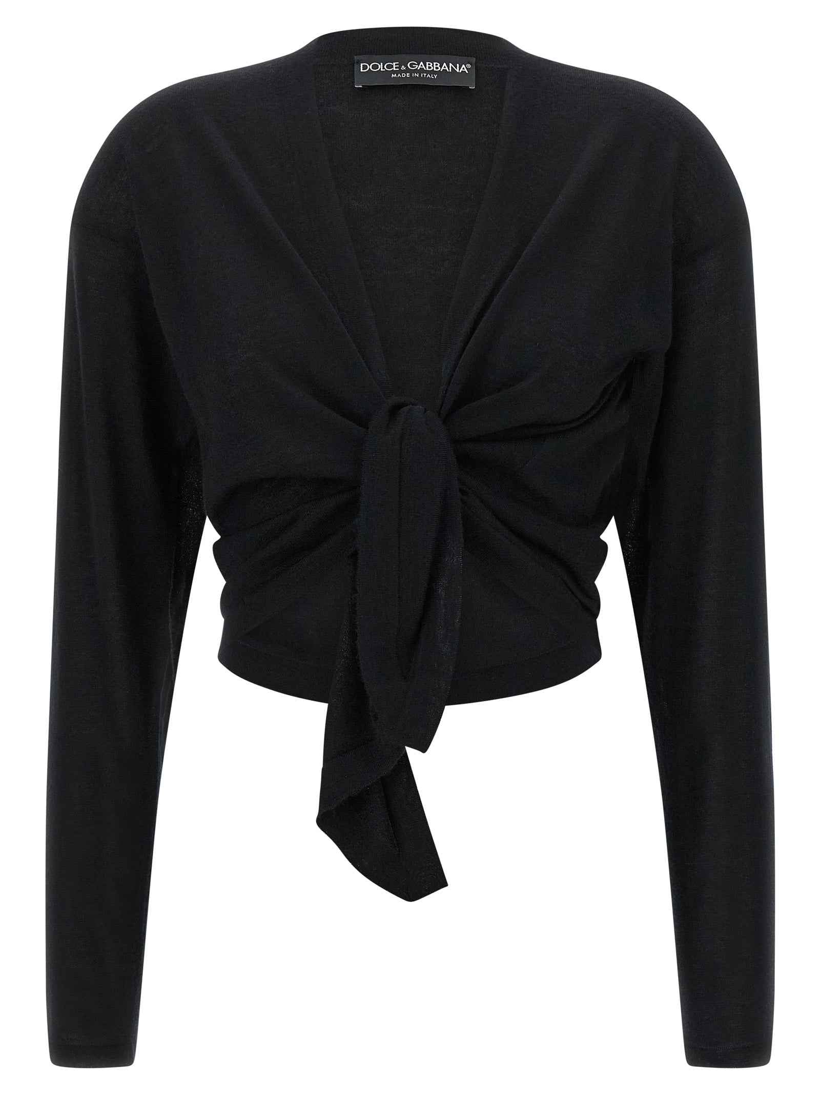 Dolce & Gabbana Black Cashmere Cardigan