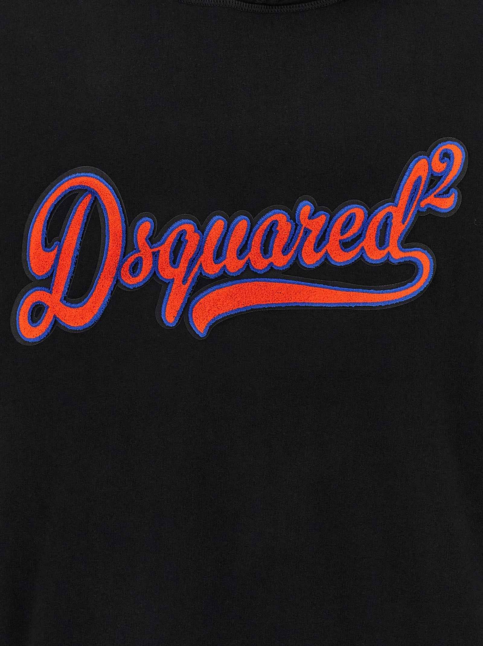 Dsquared² Black Cotton Sweatshirt