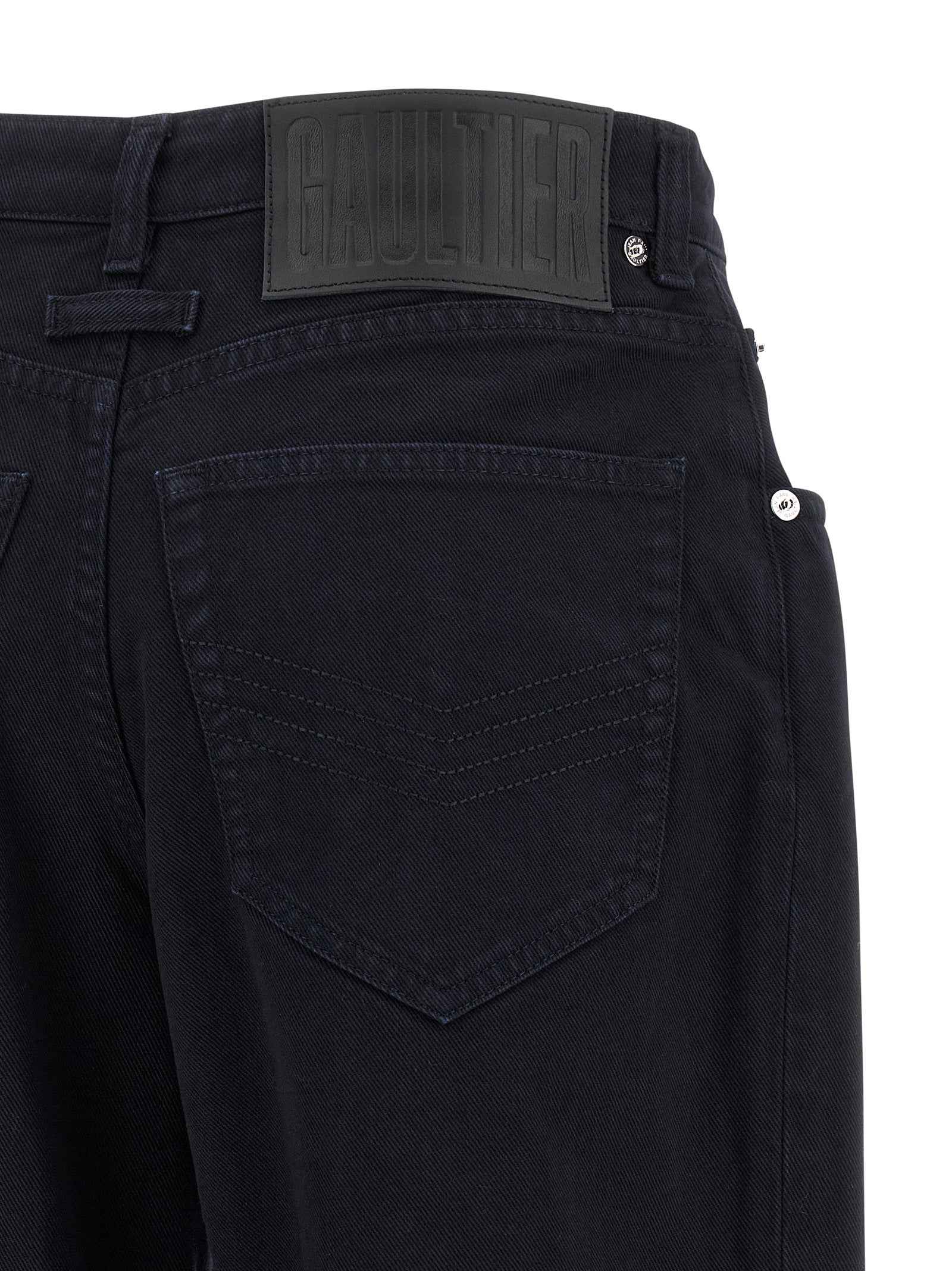 Jean Paul Gaultier Blue Cotton Jeans Denim