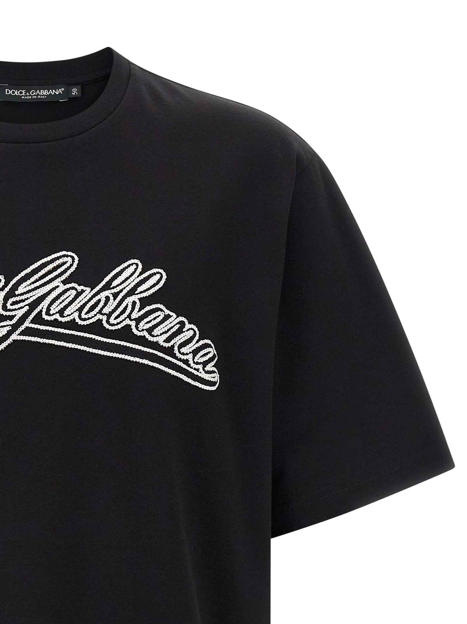 Dolce & Gabbana Bicolor Cotton T-Shirt