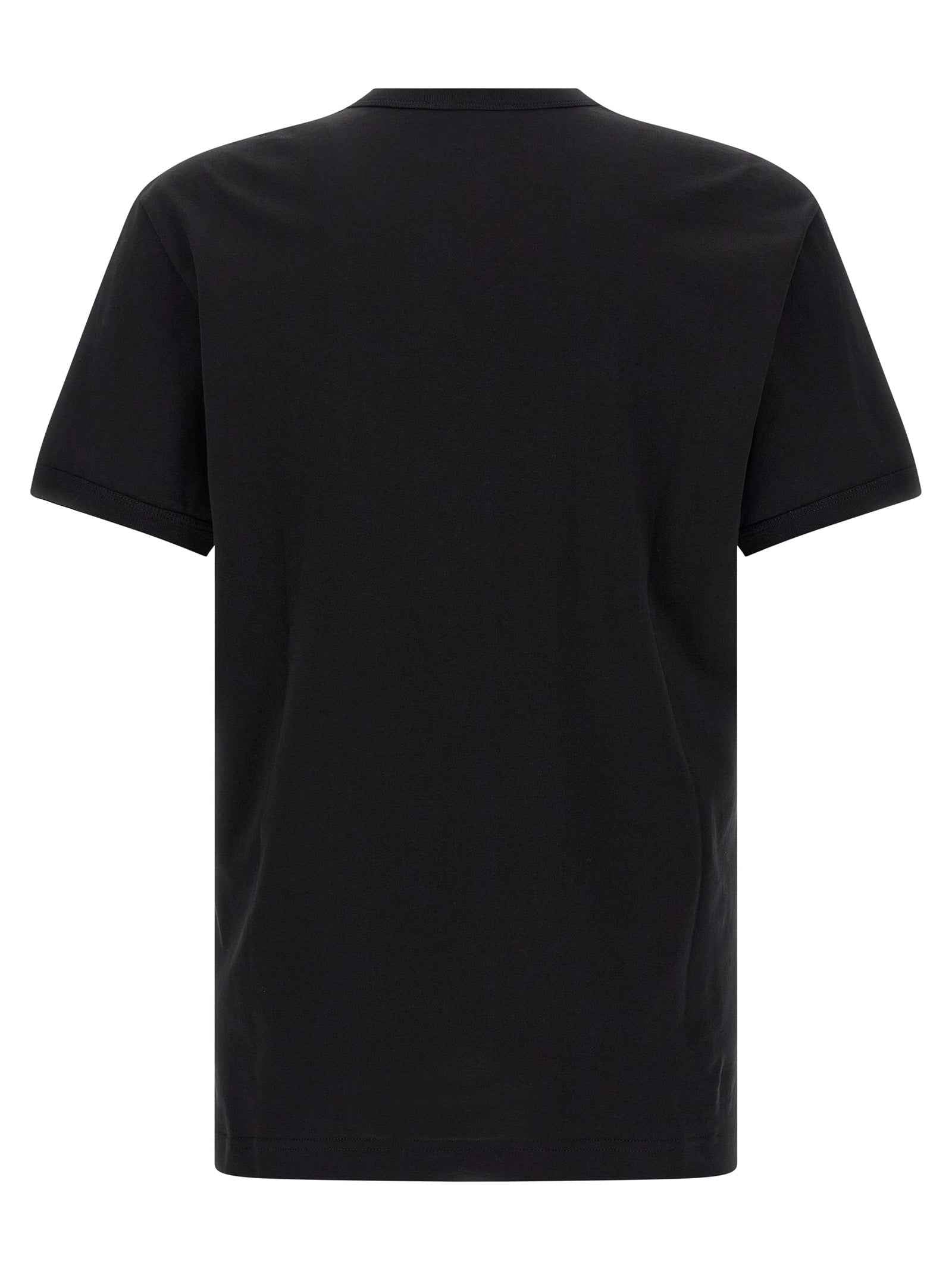 Dolce & Gabbana Black Cotton T-Shirt