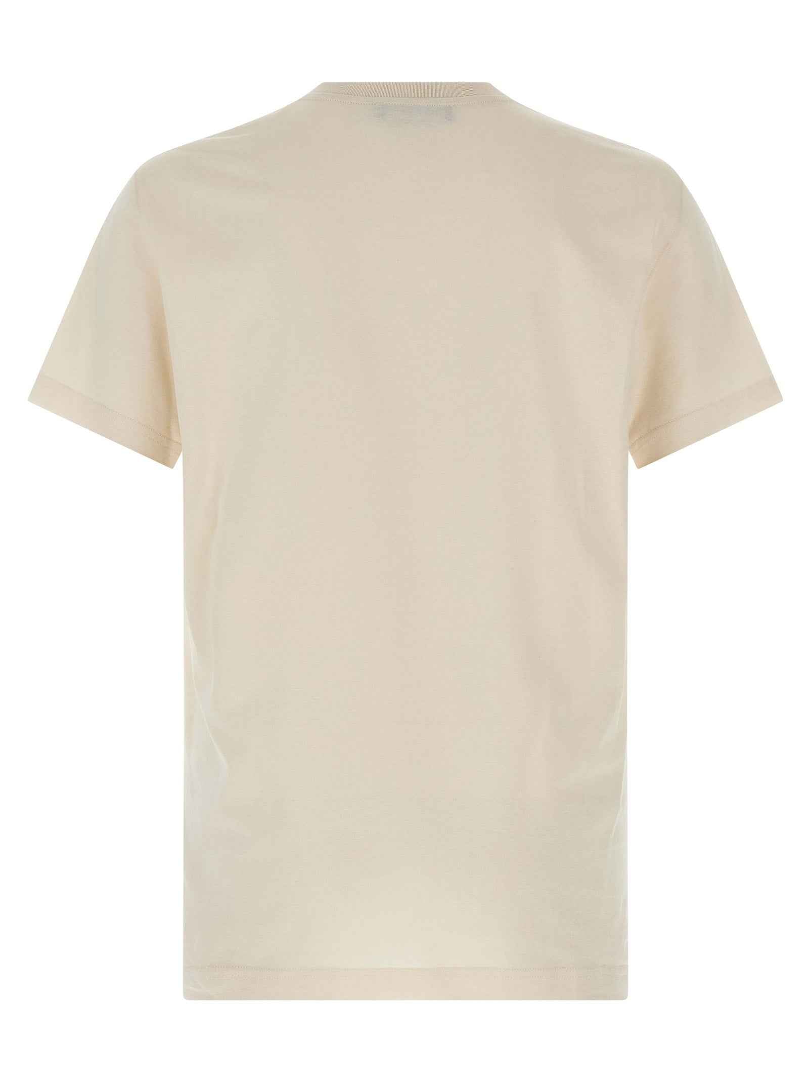 Dolce & Gabbana Beige Cotton T-Shirt
