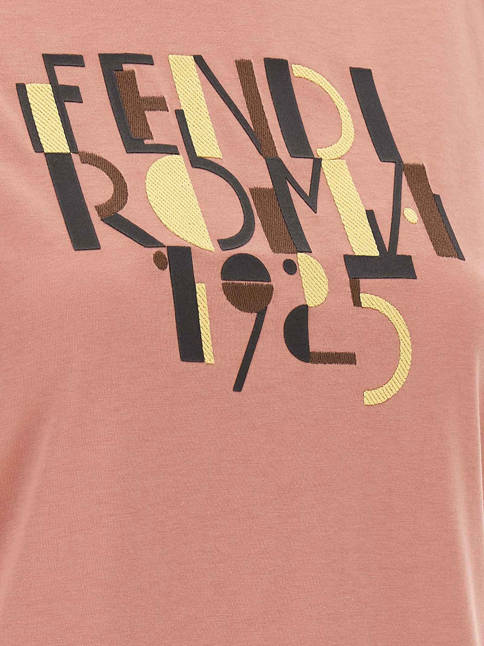 Fendi Multicolor Cotton T-Shirt