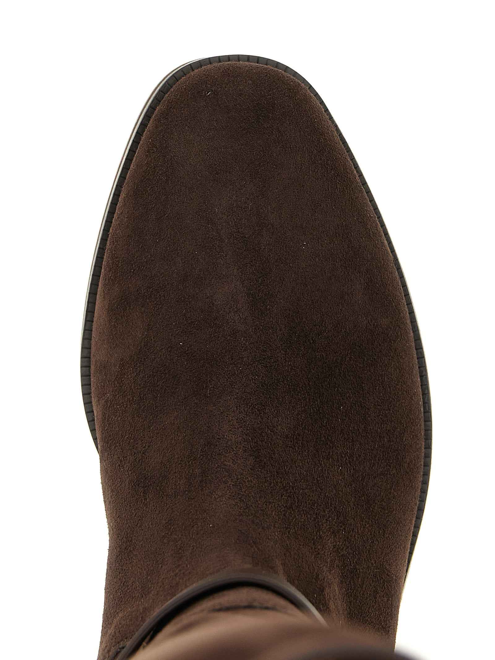 Jimmy Choo Brown Leather Over The Knee
