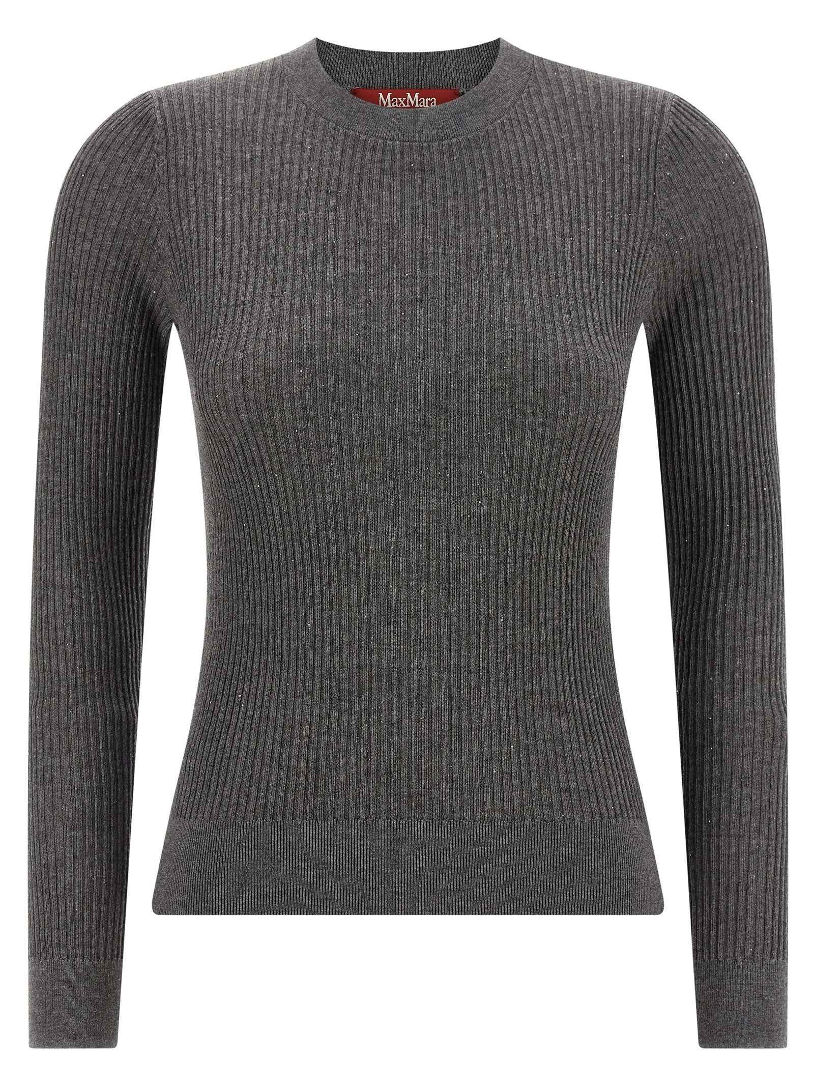 Max Mara Gray Silk Cardigan