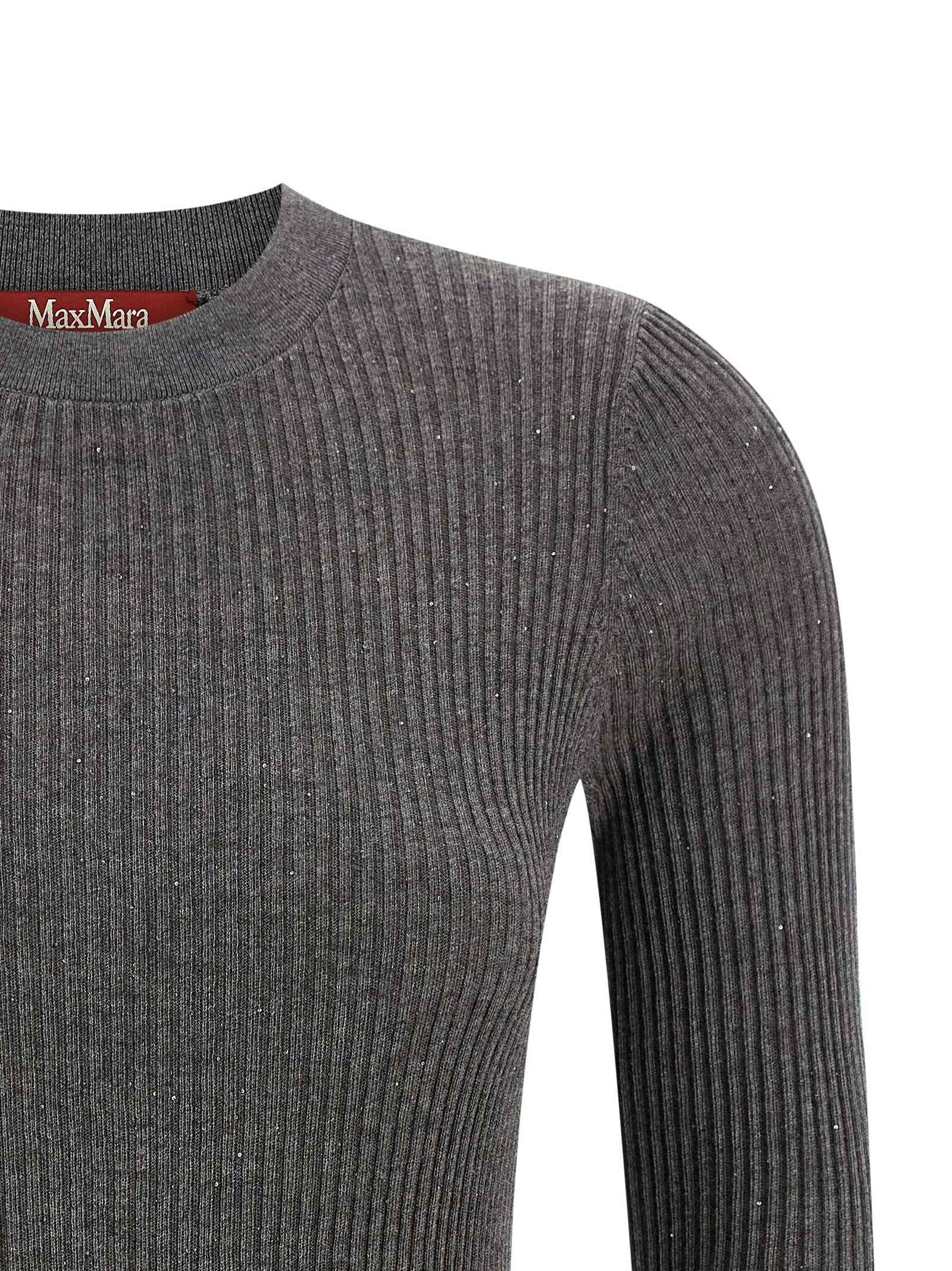 Max Mara Gray Silk Cardigan