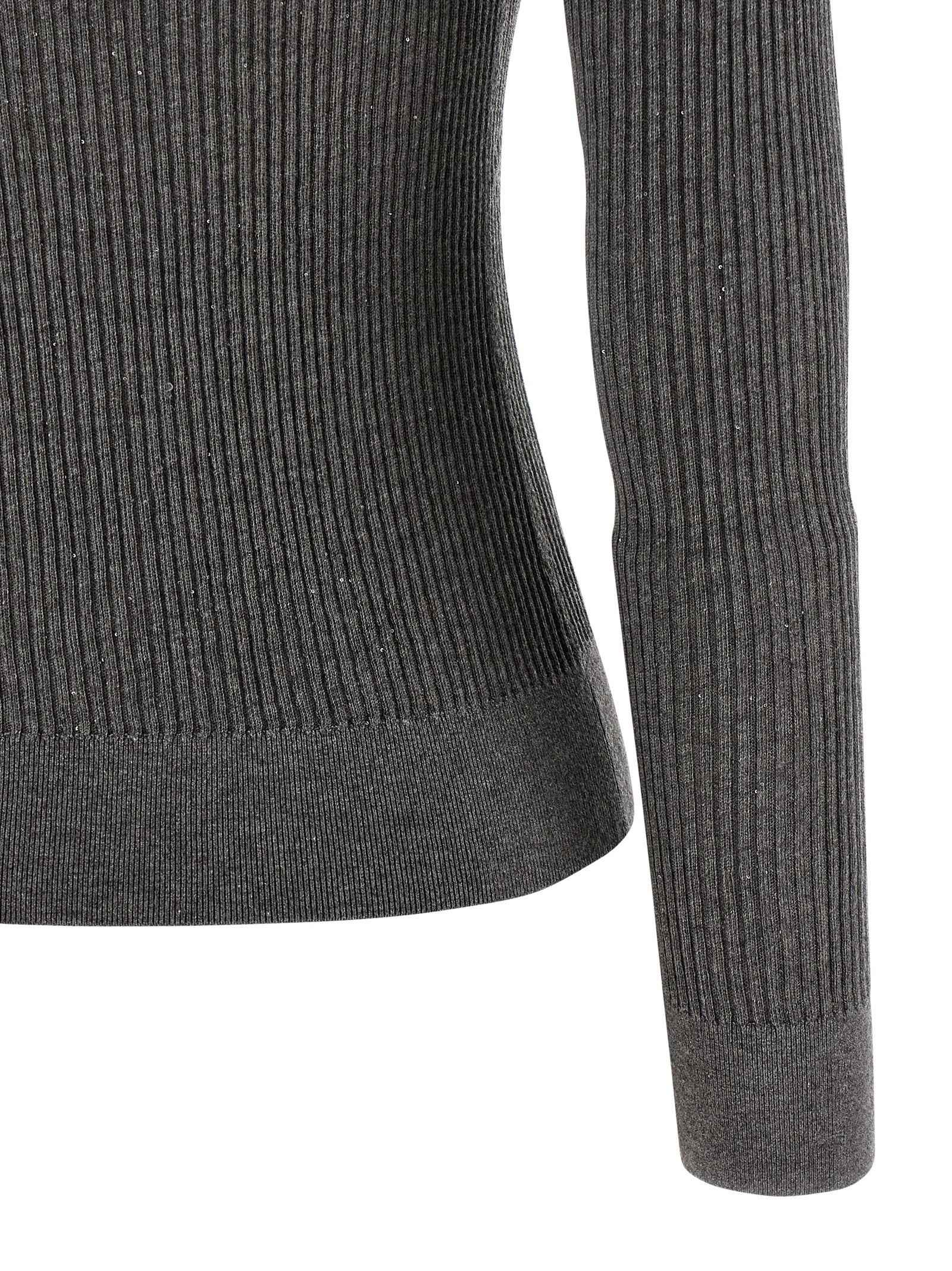 Max Mara Gray Silk Cardigan