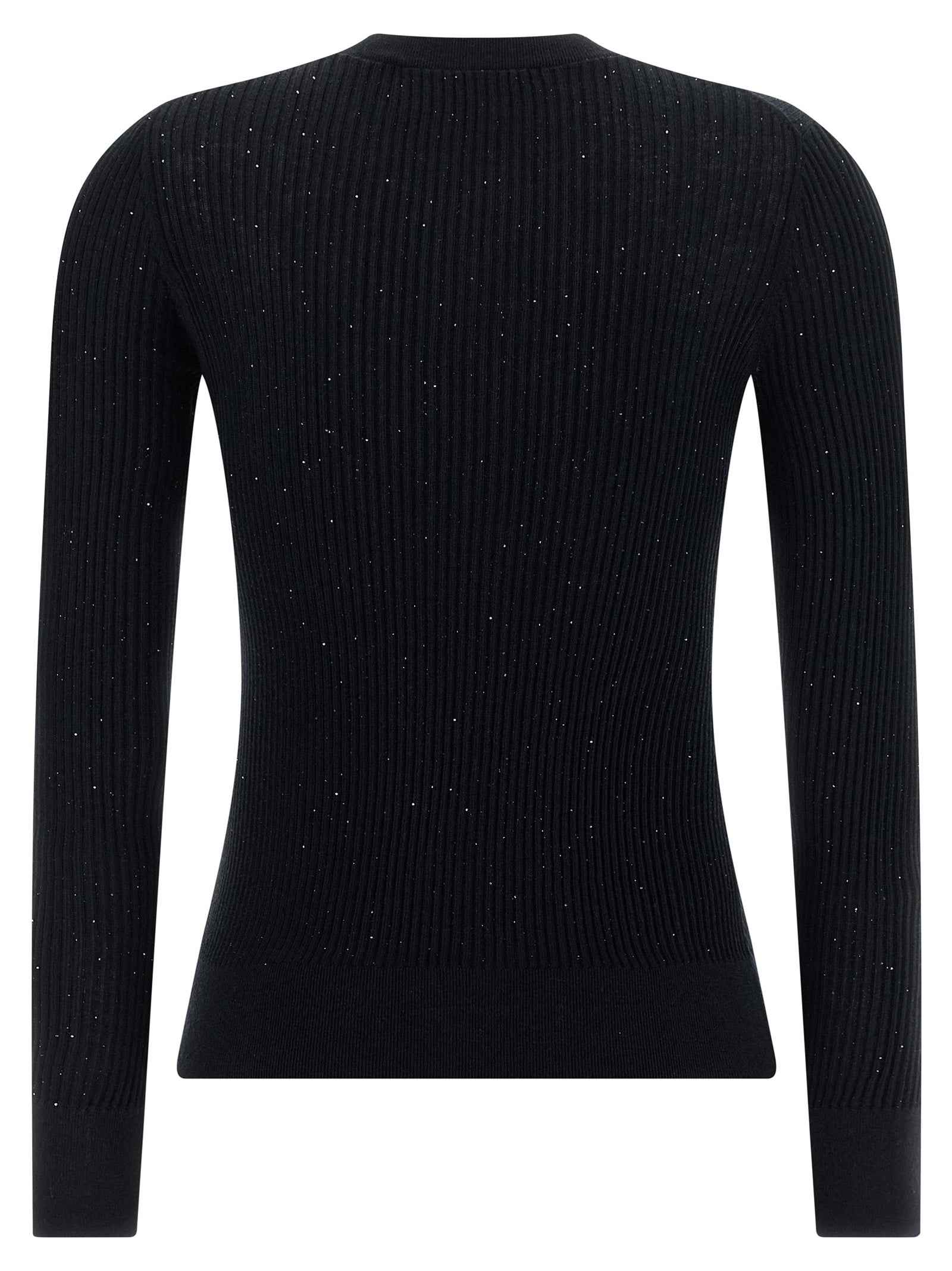 Max Mara Black Silk Cardigan