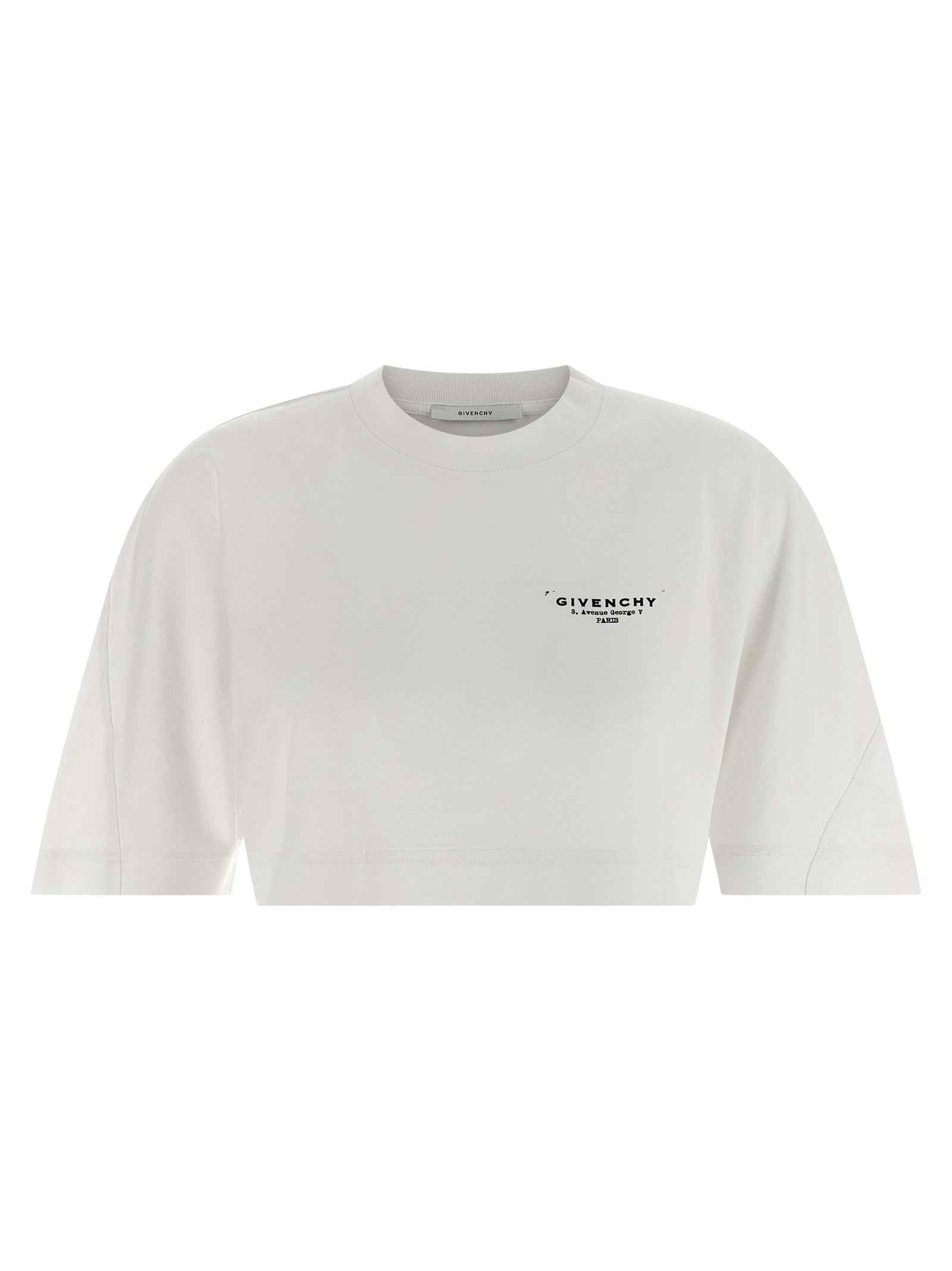 Givenchy White Cotton T-Shirt