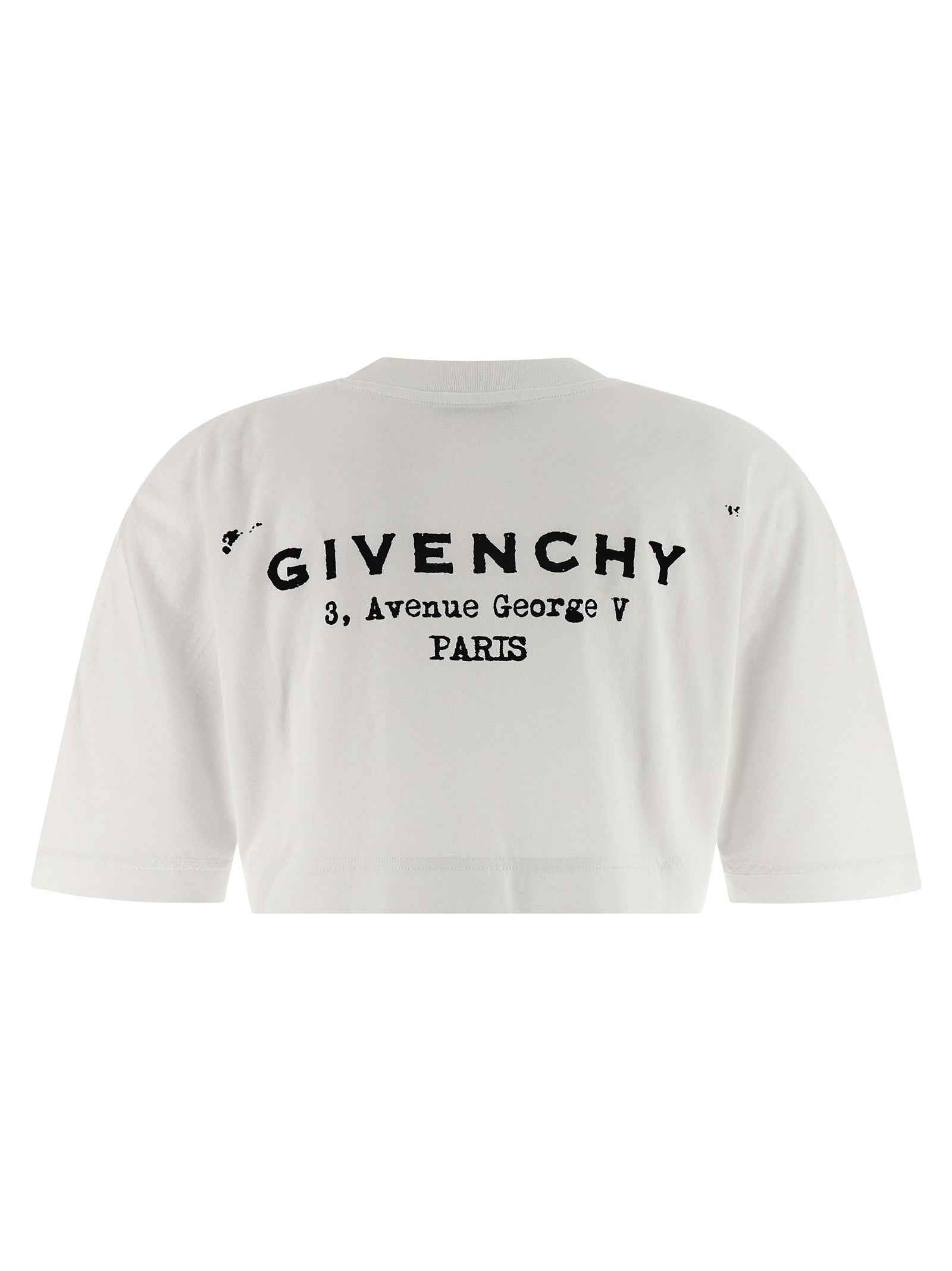 Givenchy White Cotton T-Shirt