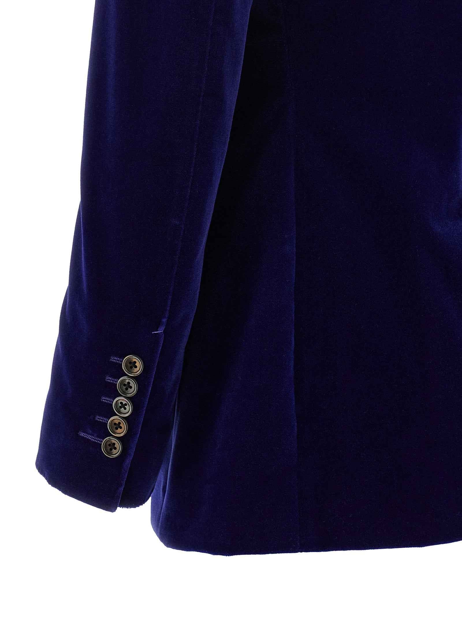 Tom Ford Blue Cotton Blazer