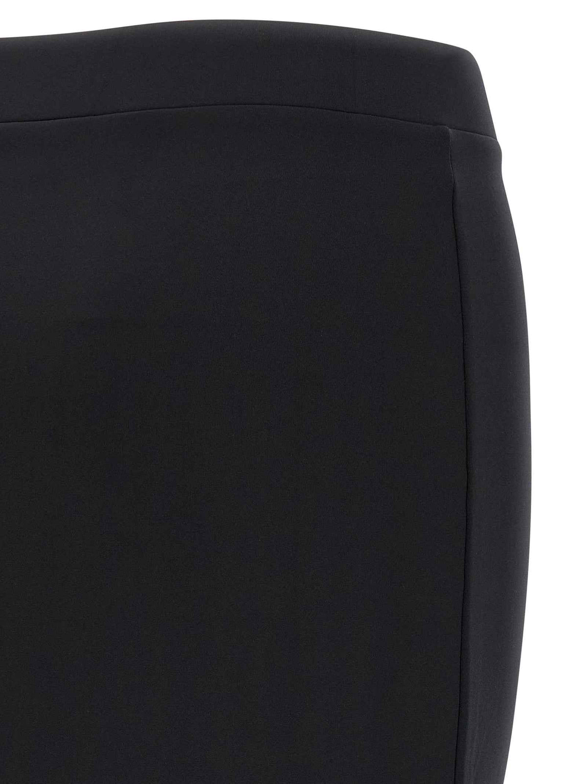 Off-White Black Polyamide Midi Skirt