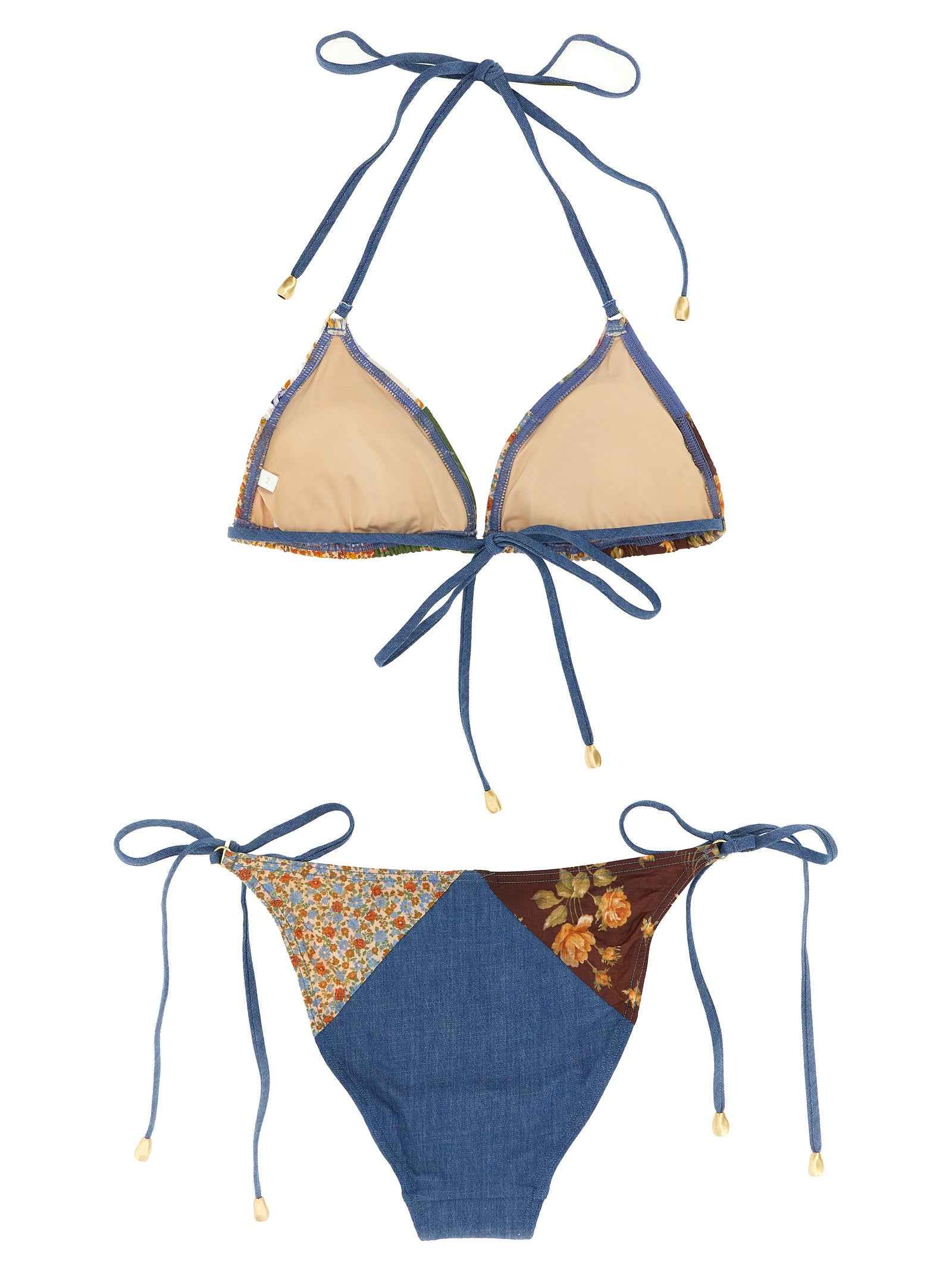 Zimmermann Multicolor Cotton Bikini