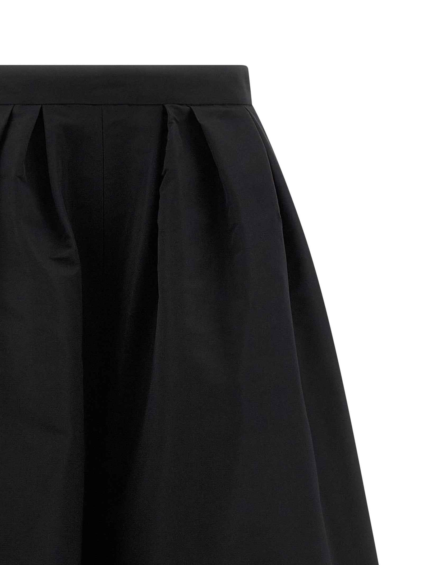 Carolina Herrera Black Silk Casual Pants