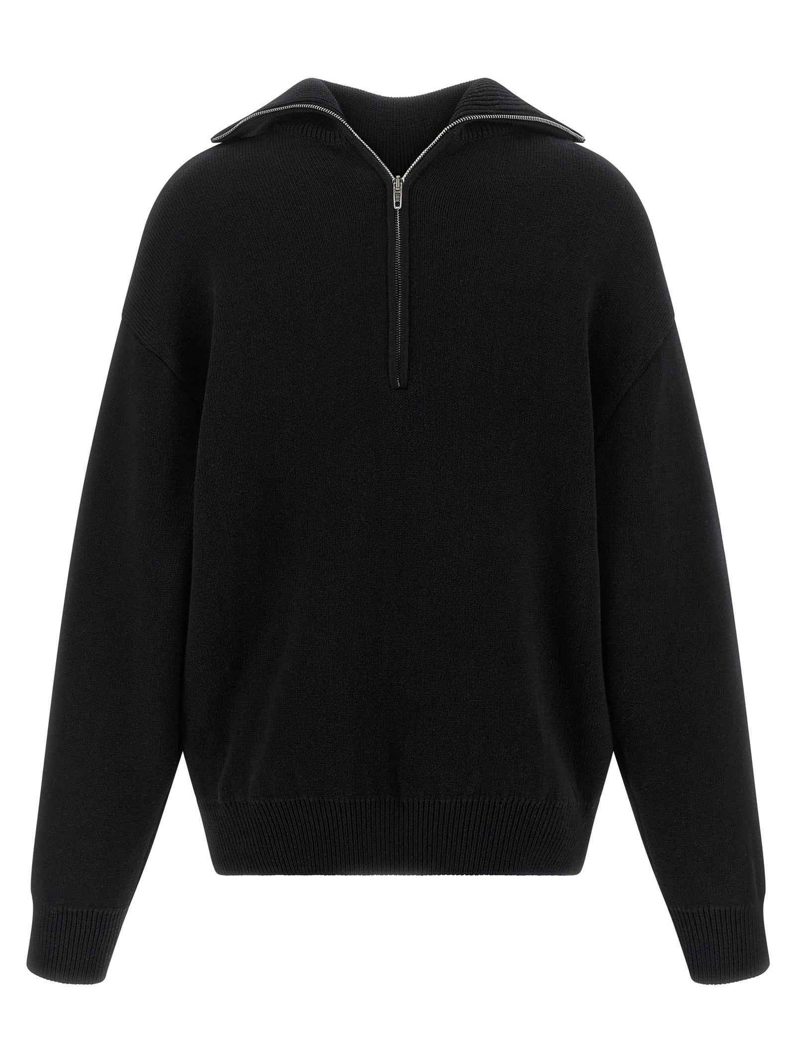 Balenciaga Black Cotton Cardigan
