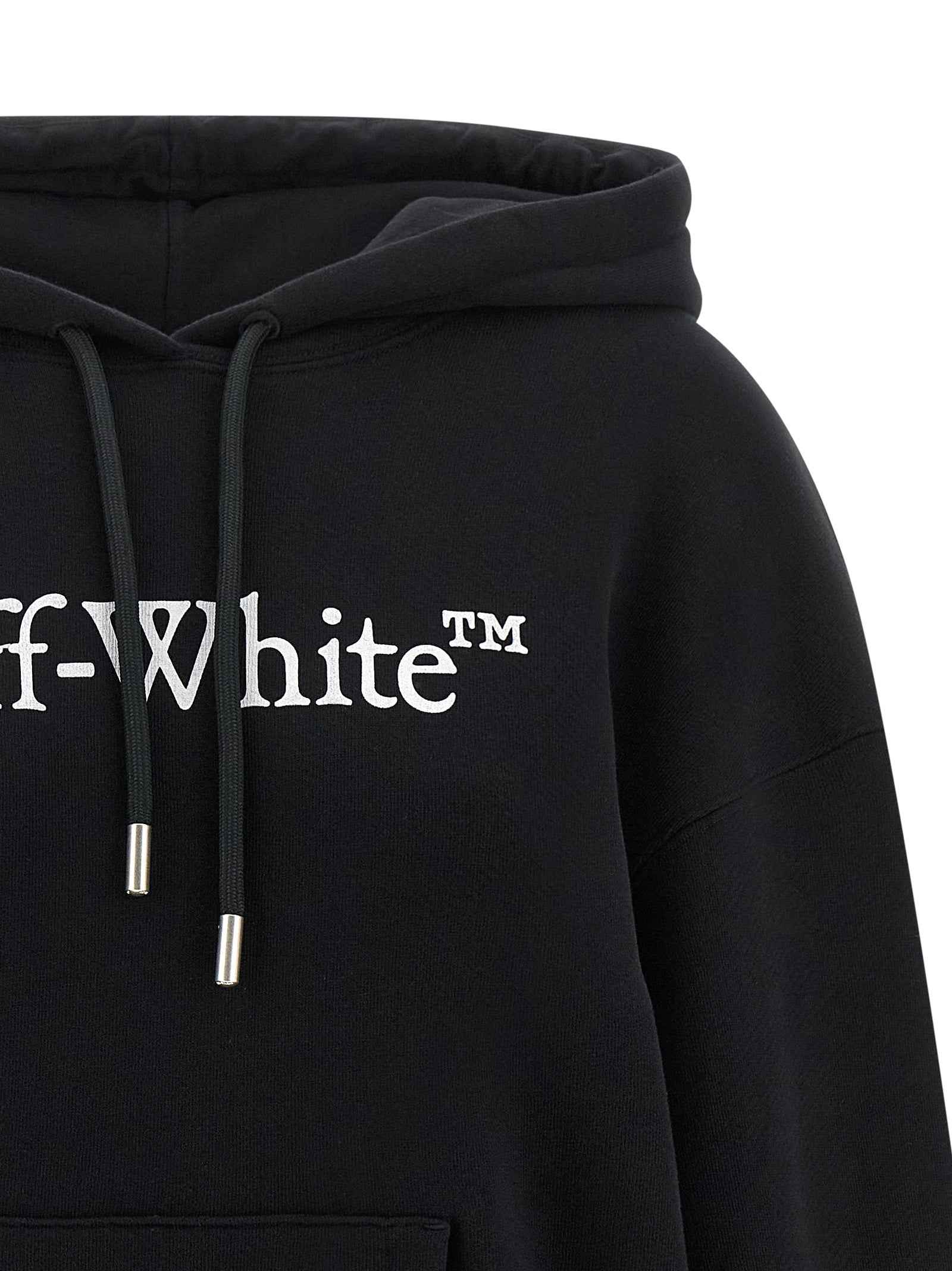 Off-White Bicolor Cotton Hoodie