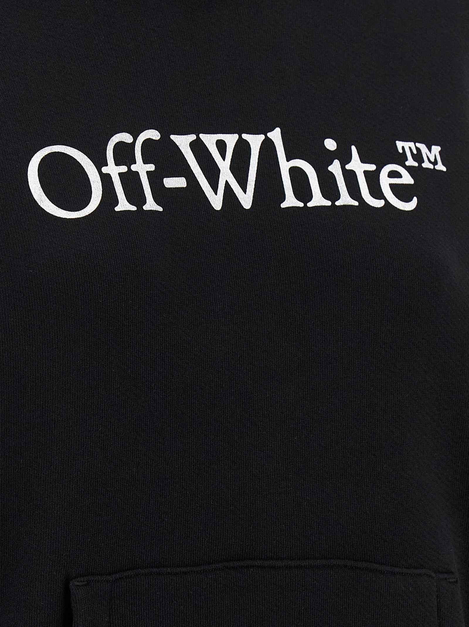 Off-White Bicolor Cotton Hoodie