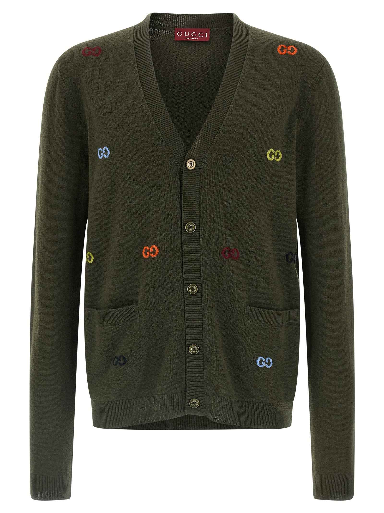 Gucci Bicolor Cashmere Cardigan