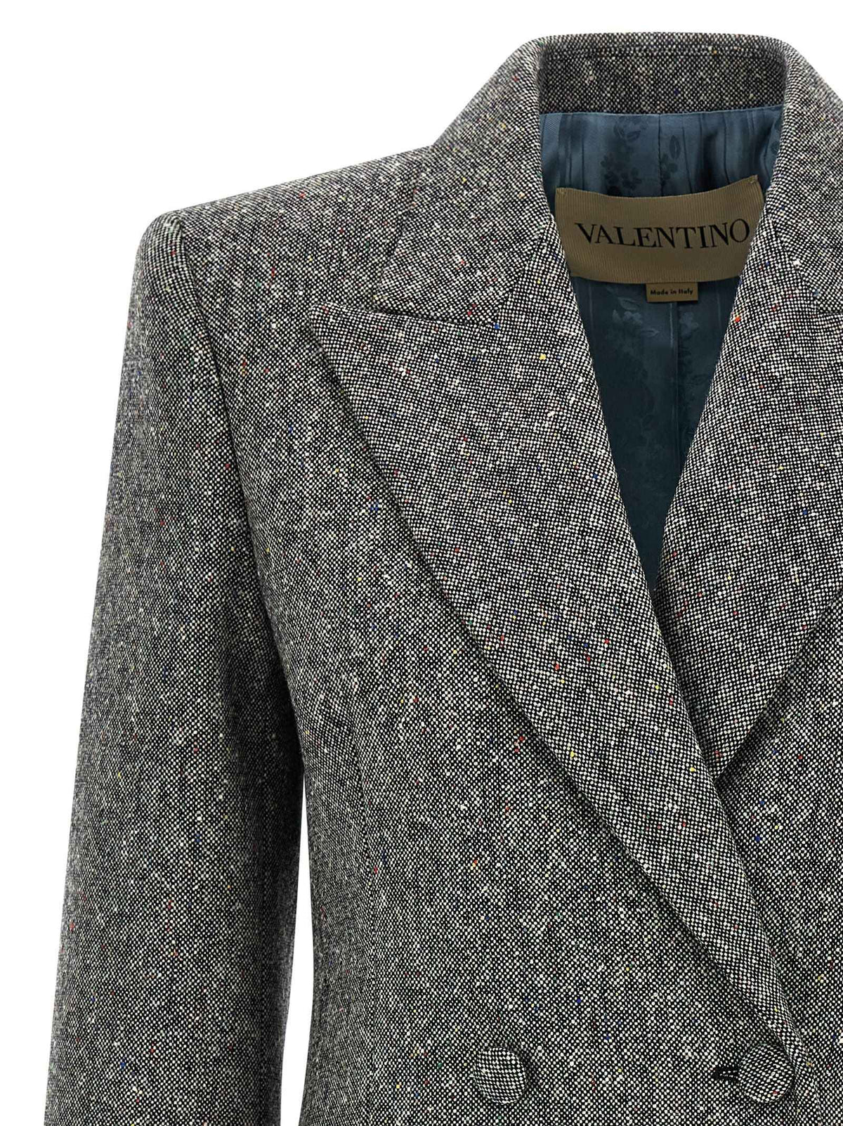 Valentino Garavani Gray Virgin Wool Blazer