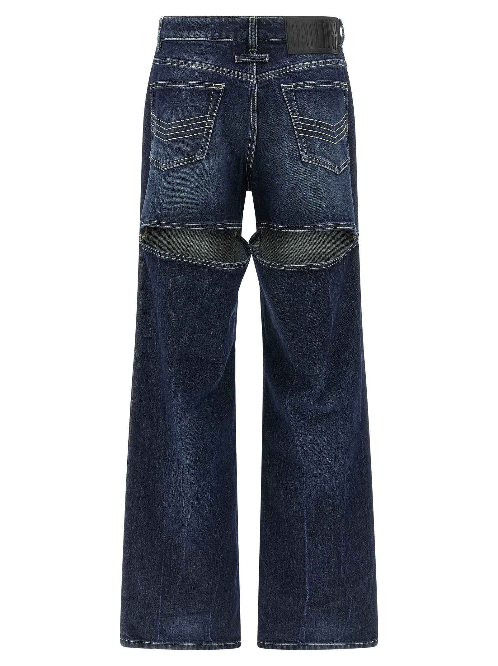 Jean Paul Gaultier Blue Cotton Jeans Denim