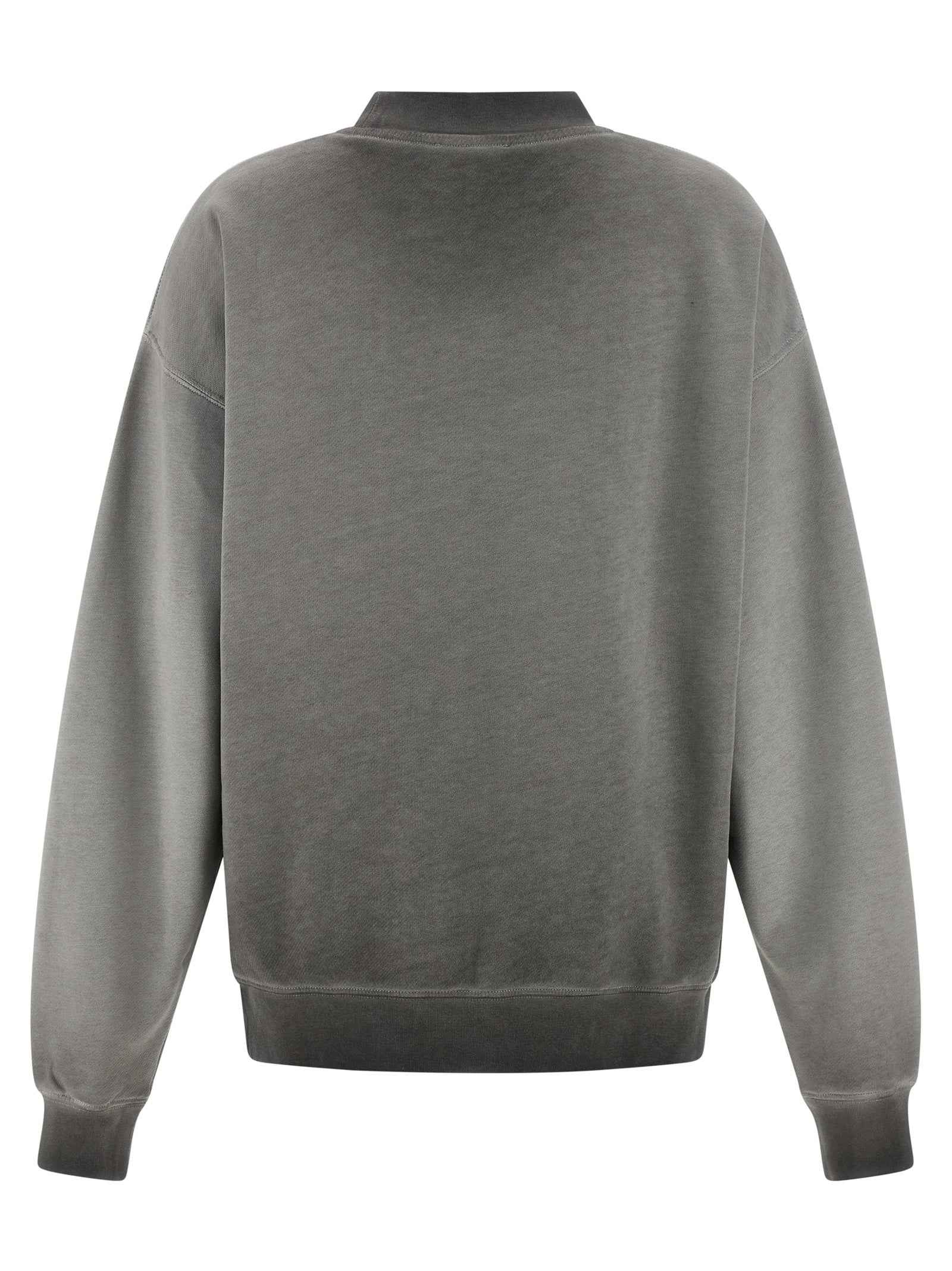 Off-White Gray Cotton Sweatshirt