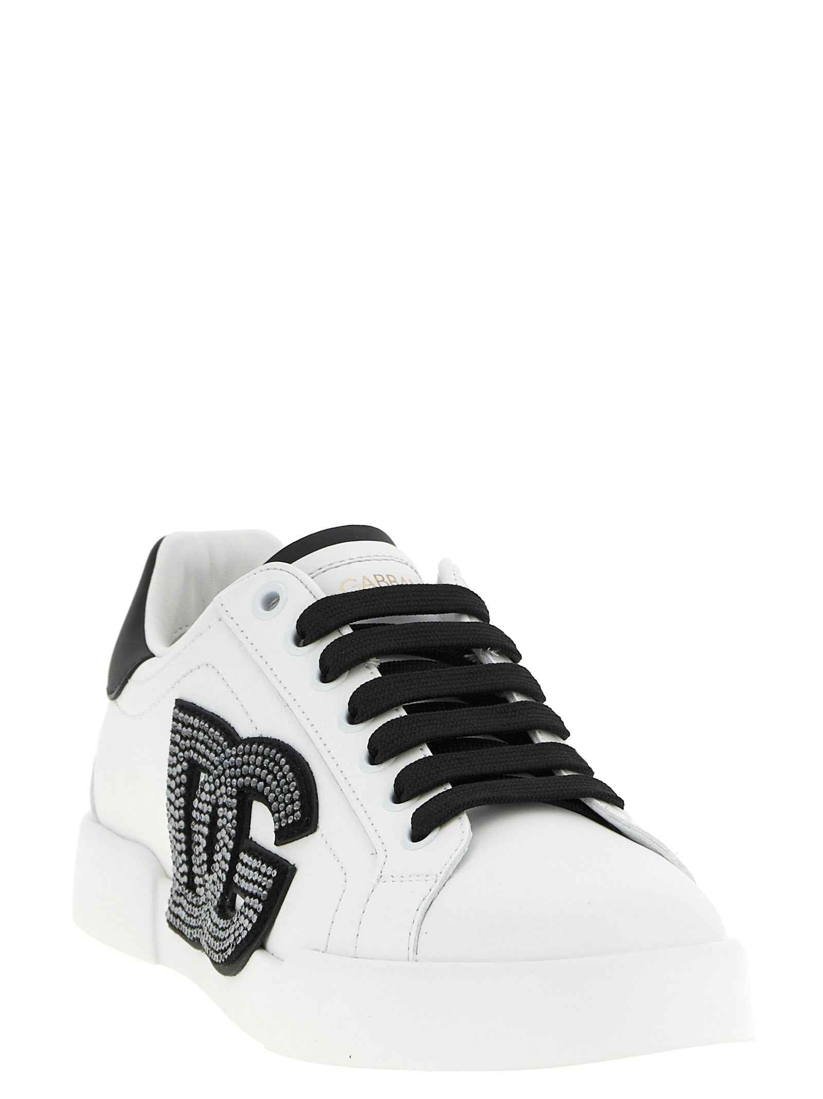 Dolce & Gabbana Bicolor Calfskin Sneakers