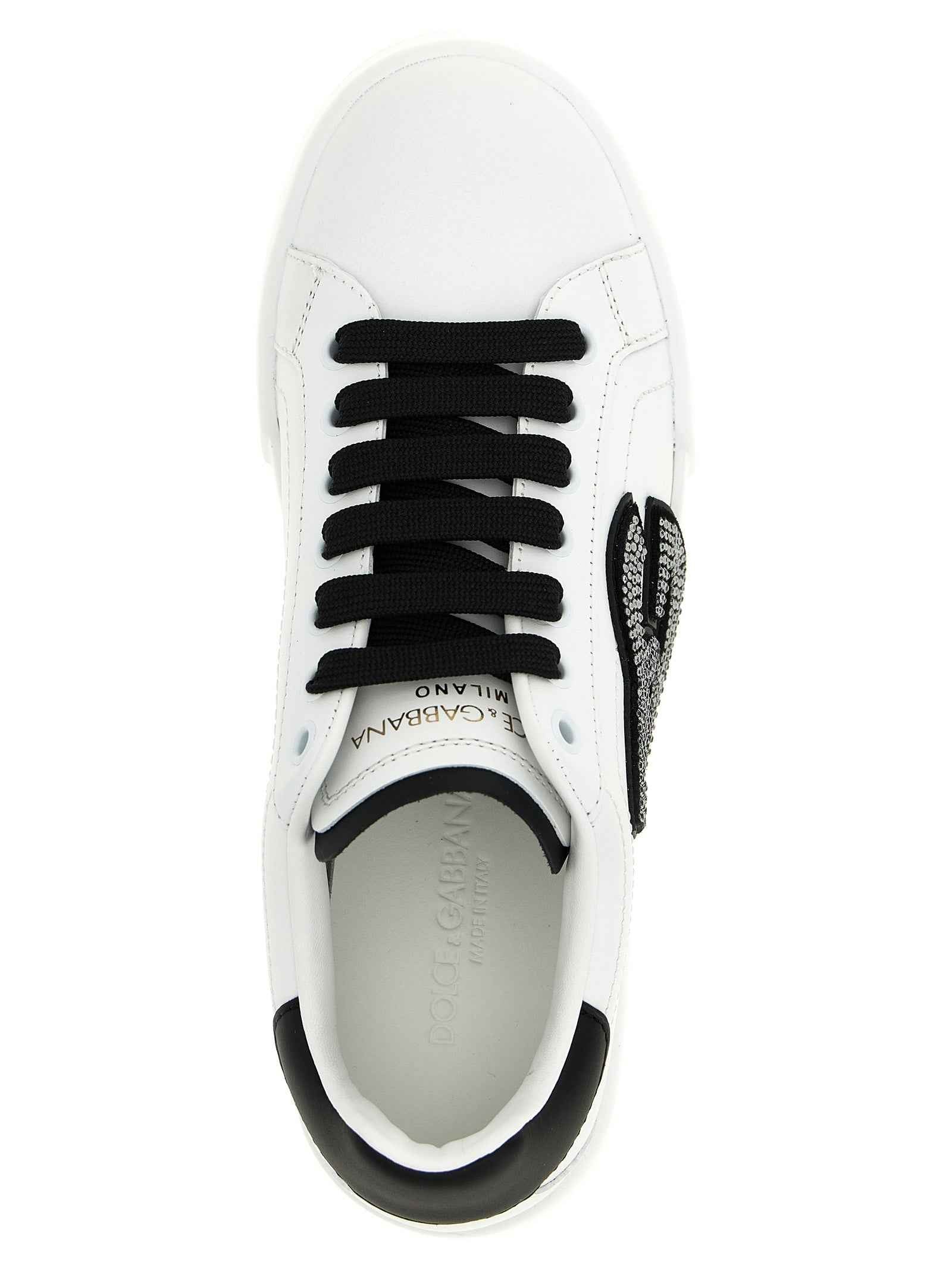 Dolce & Gabbana Bicolor Calfskin Sneakers
