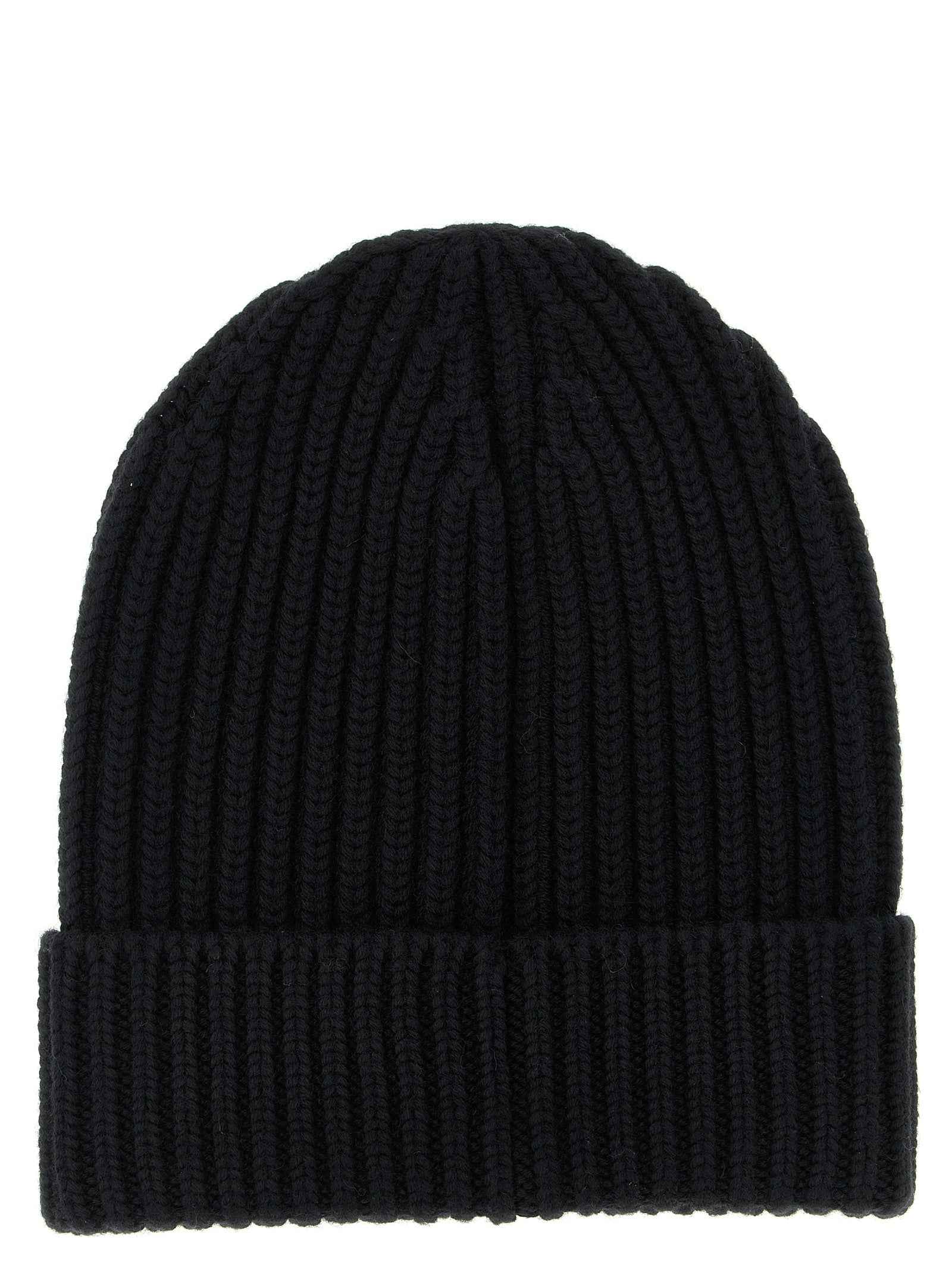 Dolce & Gabbana Black Wool Beanie