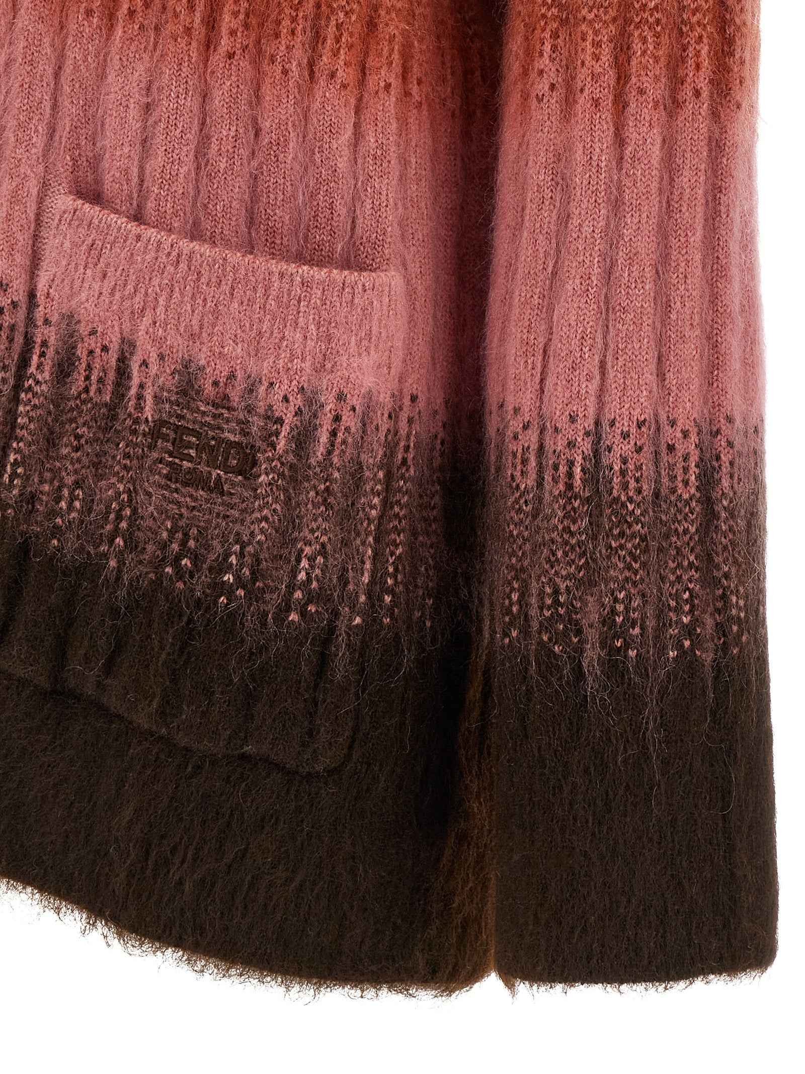 Fendi Multicolor Wool Cardigan