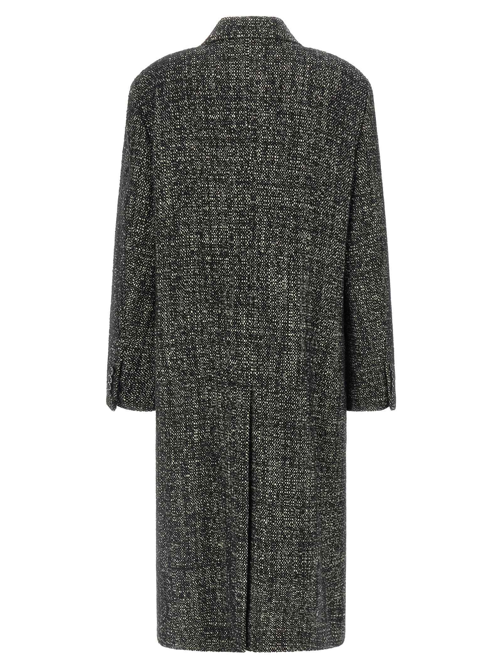 Dolce & Gabbana Bicolor Polyamide Coat