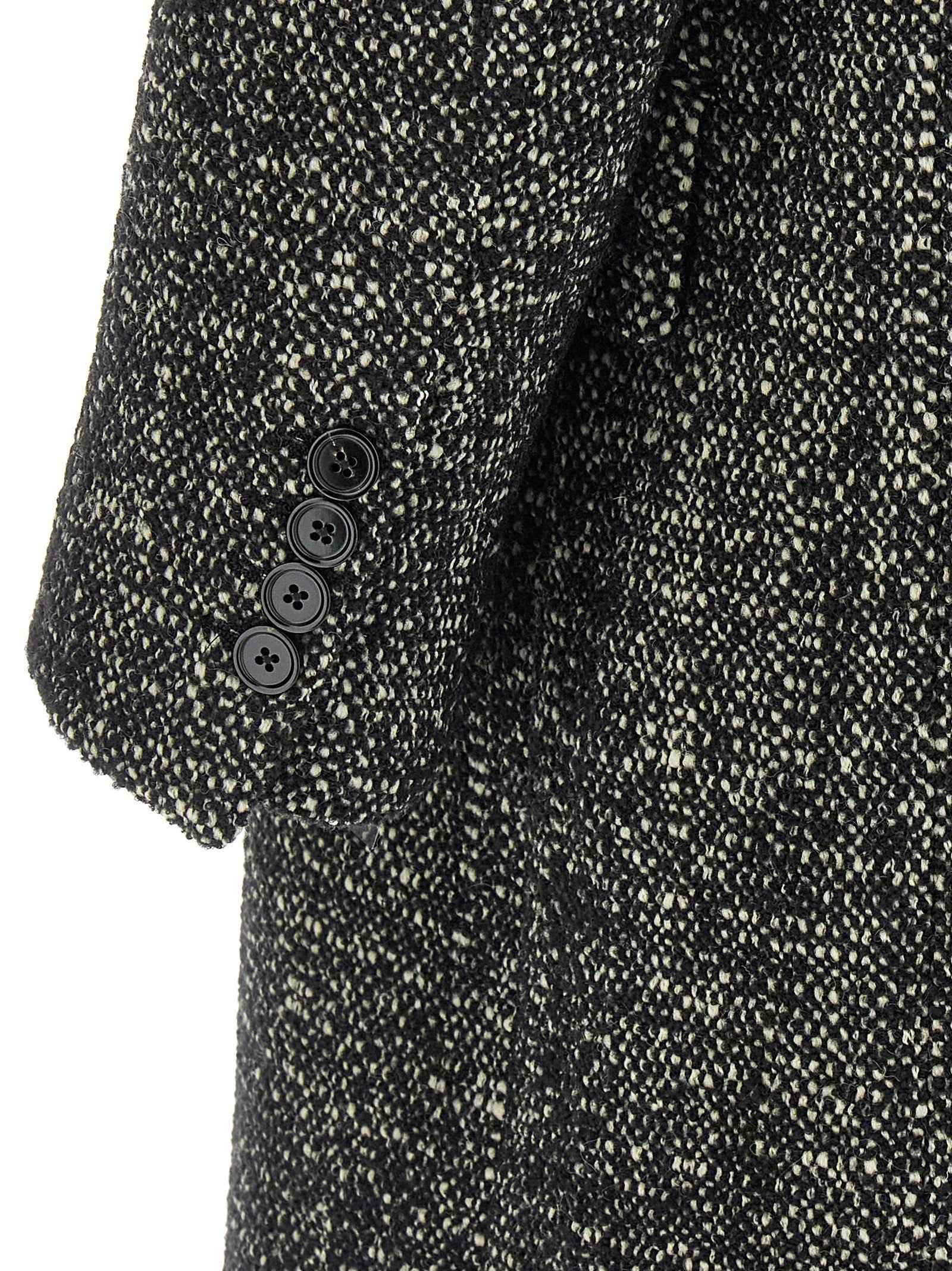 Dolce & Gabbana Bicolor Polyamide Coat