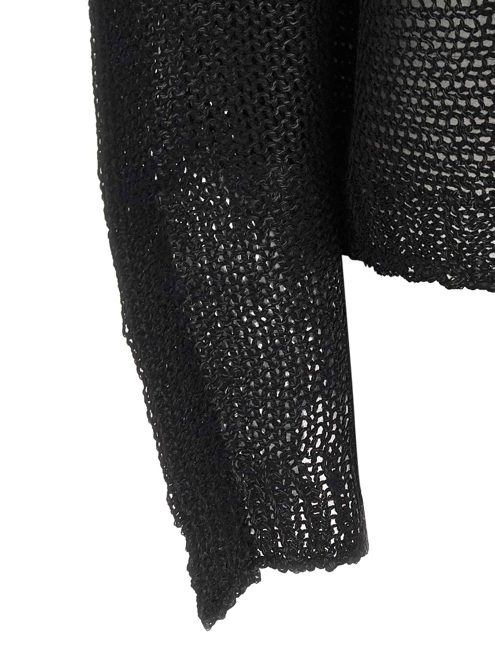 Issey Miyake Black Wool Sweatshirt