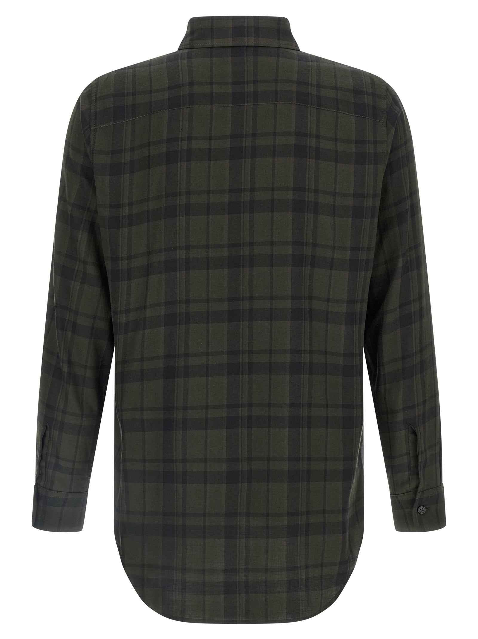 Saint Laurent Bicolor Cotton Blouse