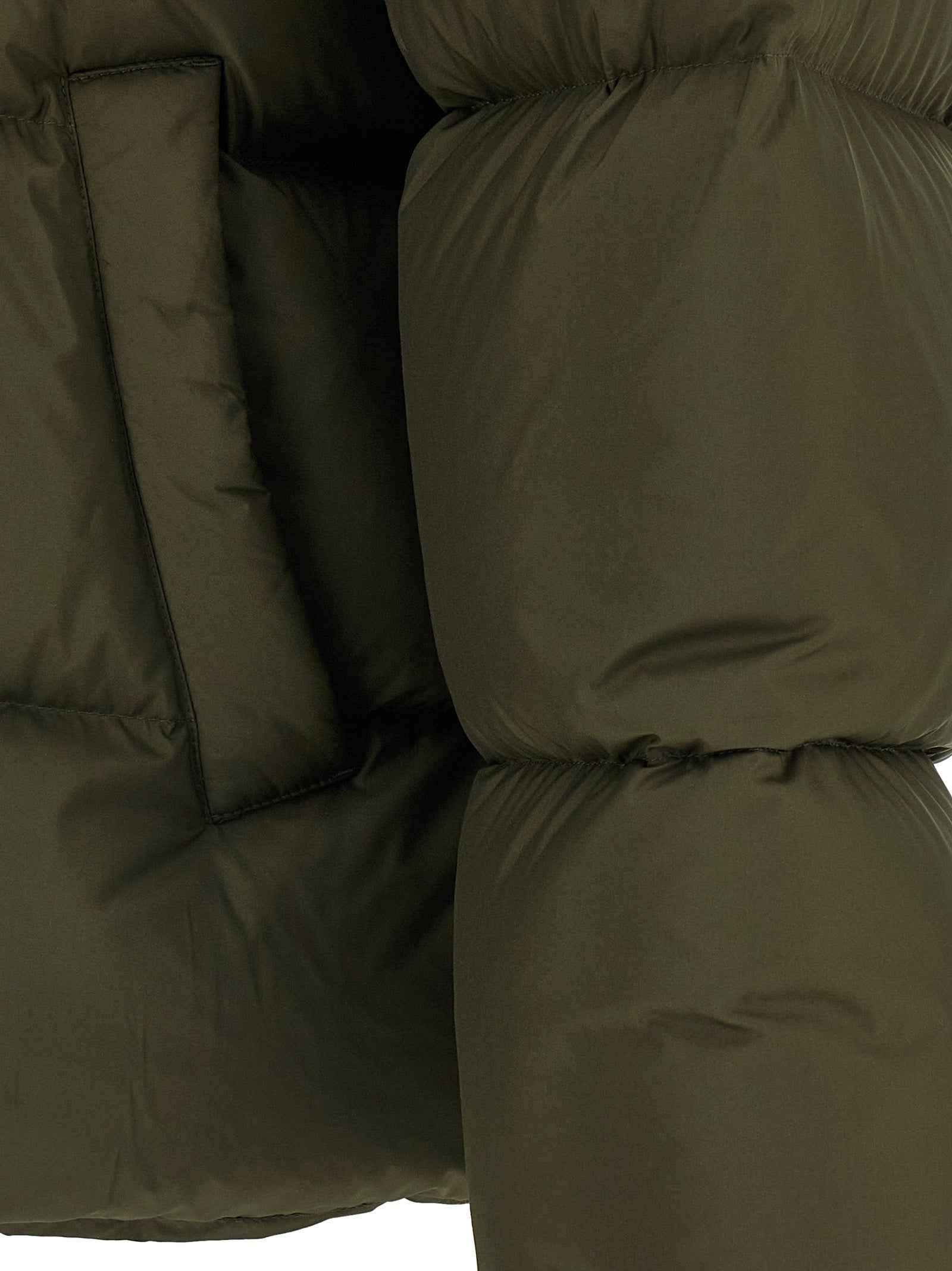 Saint Laurent Bicolor Polyester Full-Length Jacket